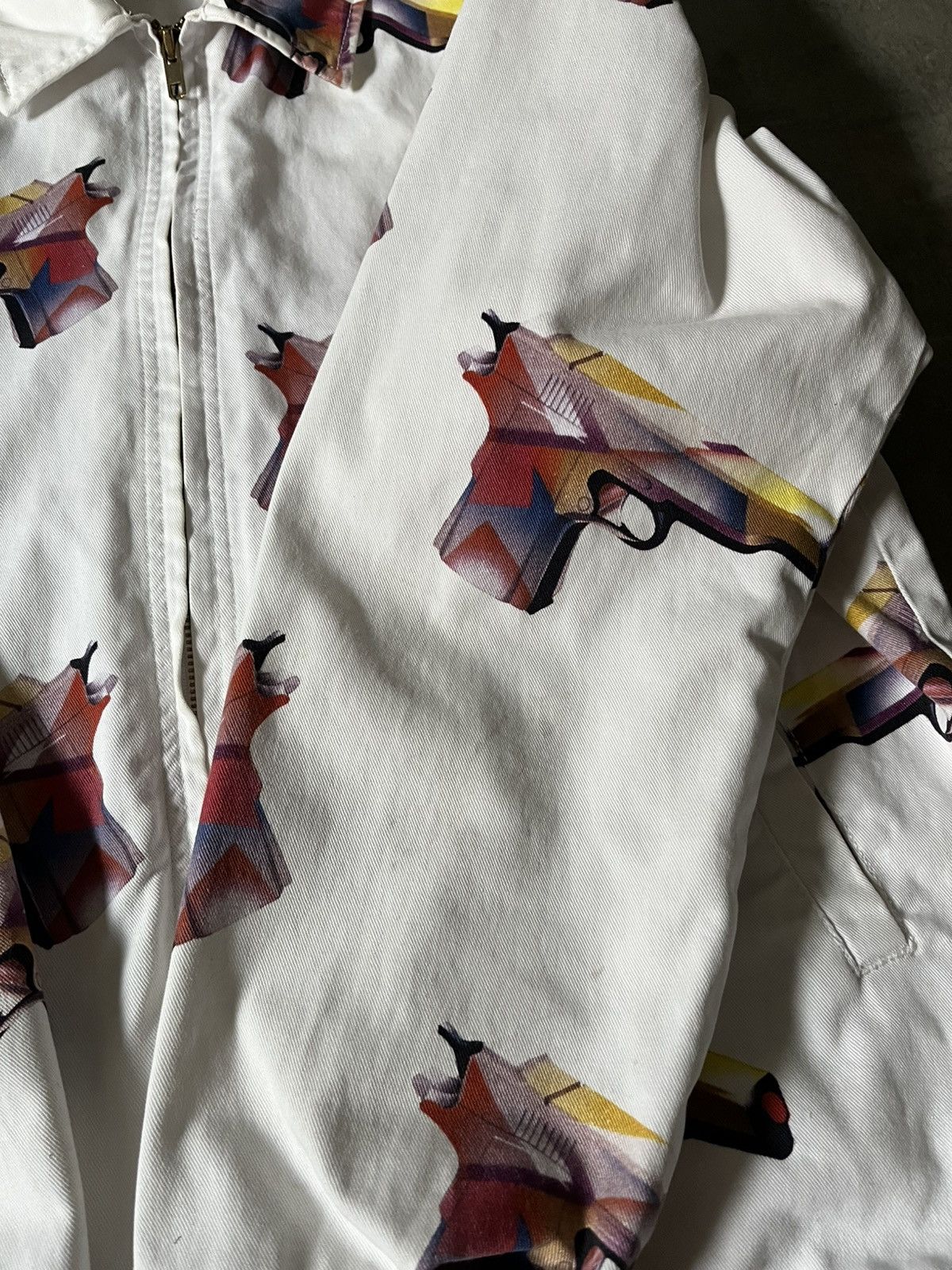 Supreme Supreme Mendini Work Jacket Gun SS16 white Size US M / EU 48-50 / 2 - 18 Thumbnail