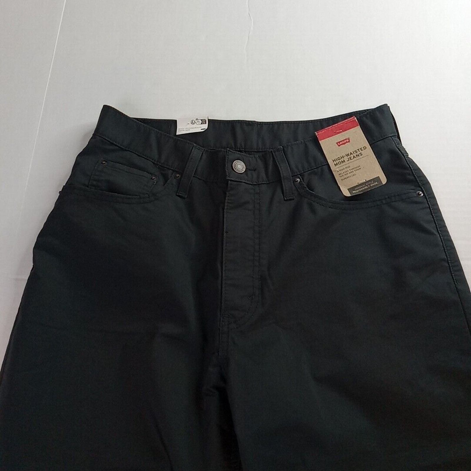 Levi's Levi's Women's High-Waisted Mom Jeans Black Size 29x30 NWT Size 29" - 3 Thumbnail