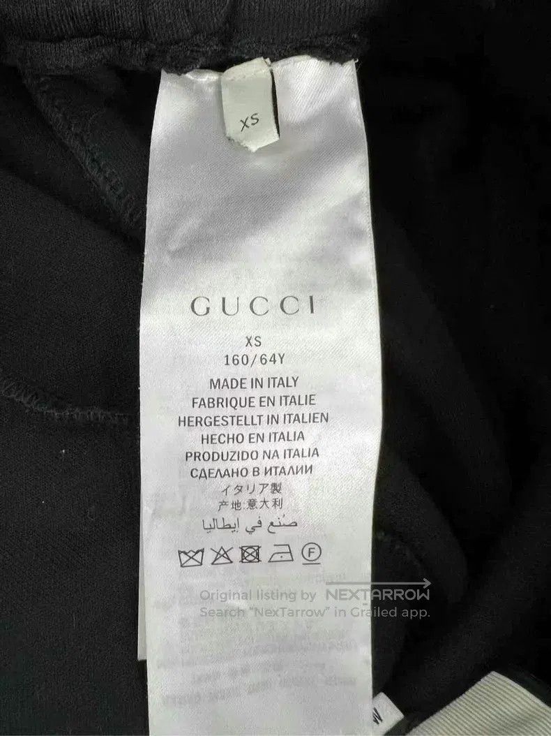 Gucci Gucci SizeXS Rhinestone side LOGO trousers Size US 27 - 4 Thumbnail