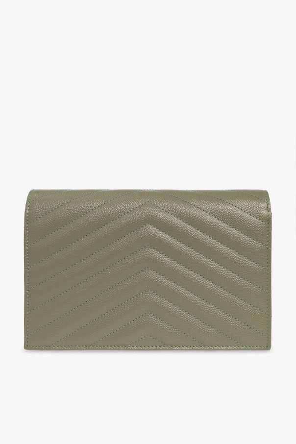 Saint Laurent Paris o1s1wg110924 Size: OS / Cassandre Chain Wallet Light Green Size ONE SIZE - 3 Thumbnail
