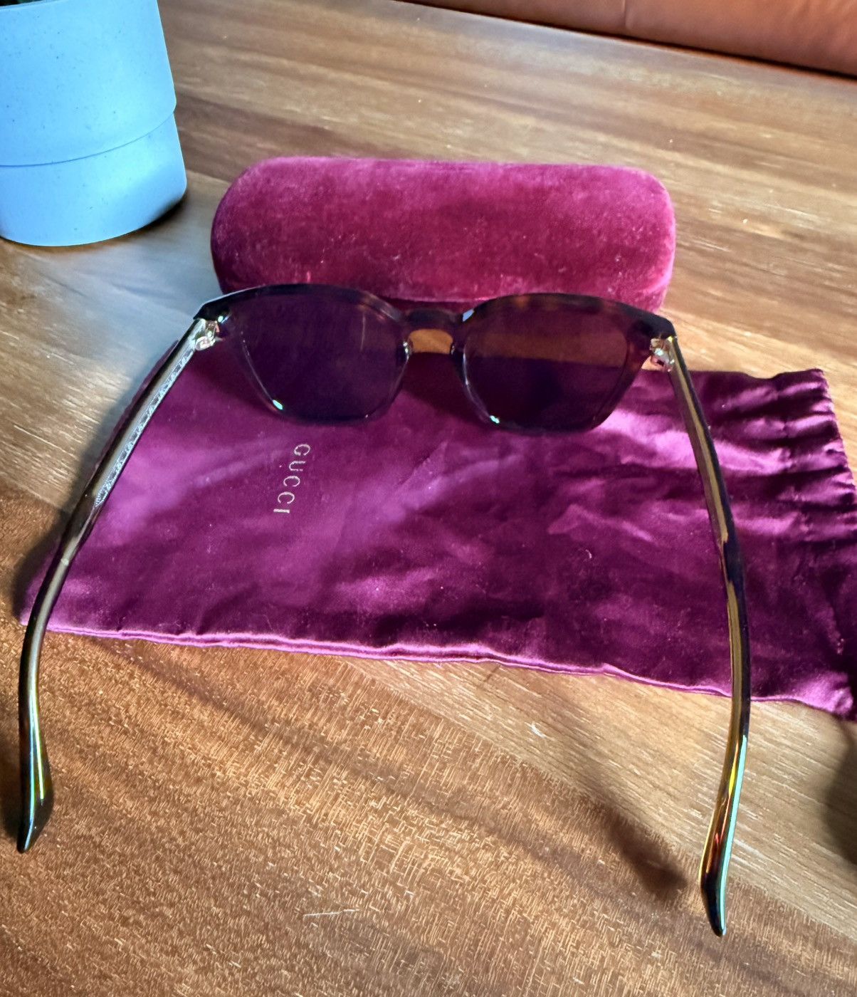 Gucci Men’s Gucci Square Frame Sunglasses Size ONE SIZE - 3 Thumbnail