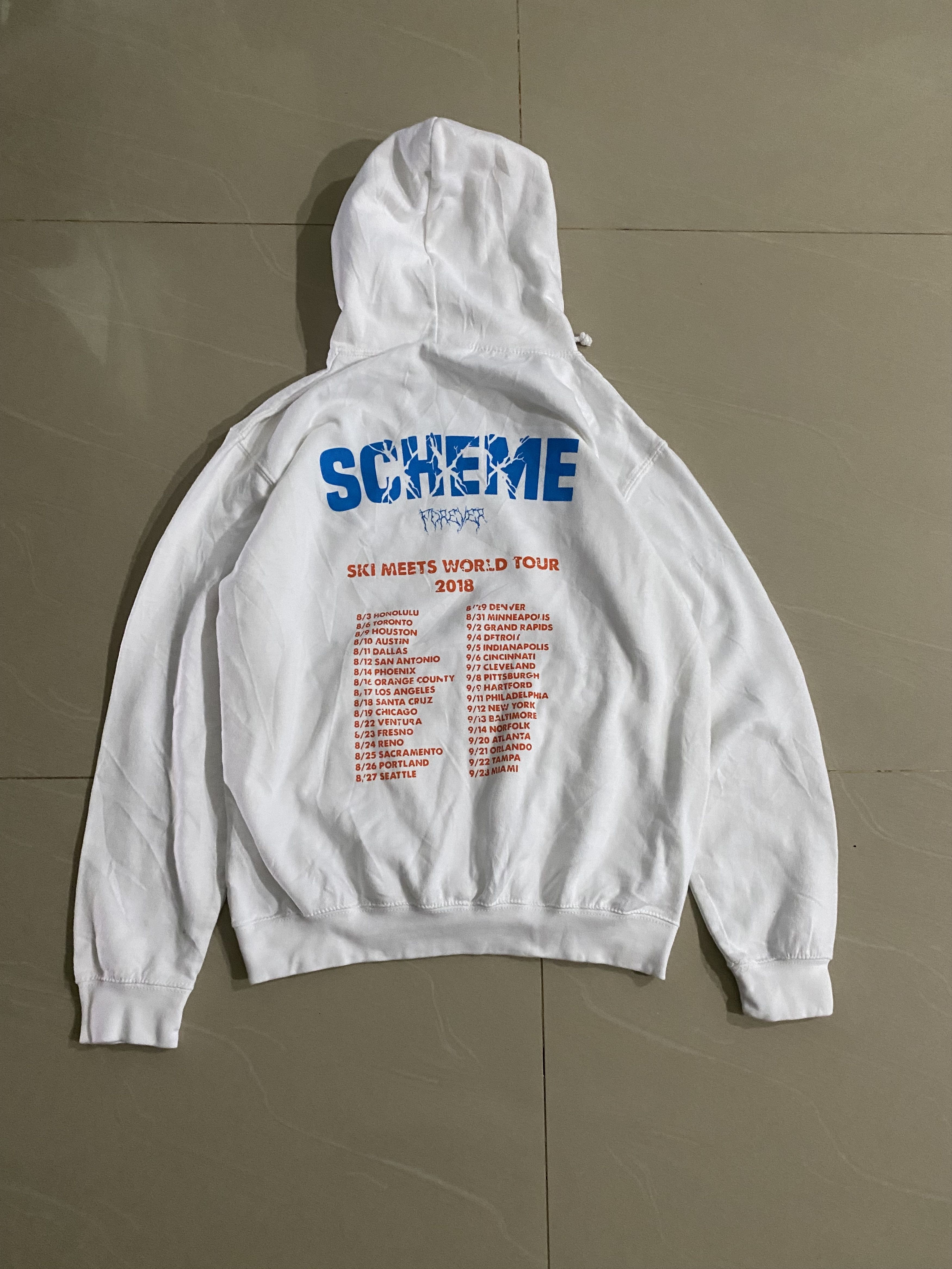Band Tees × Ski-Doo SCHEME Forever Ski Meets World Tour 2018 Hoodie Size US M / EU 48-50 / 2 - 2 Thumbnail