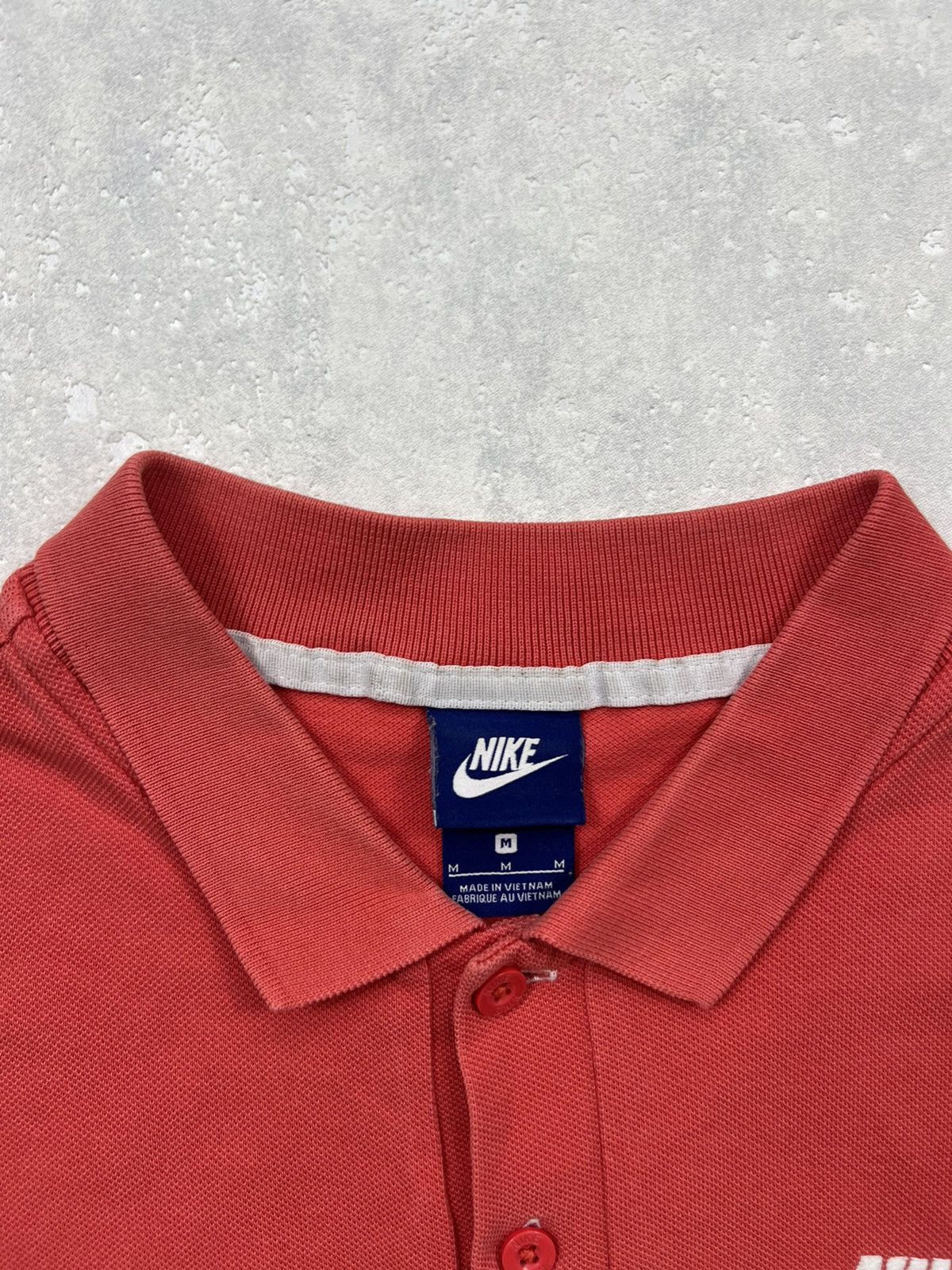 Nike 00’s NIKE RETRO Y2K POLO T-SHIRT BIG SWOOSH LOGO Size US M / EU 48-50 / 2 - 4 Thumbnail