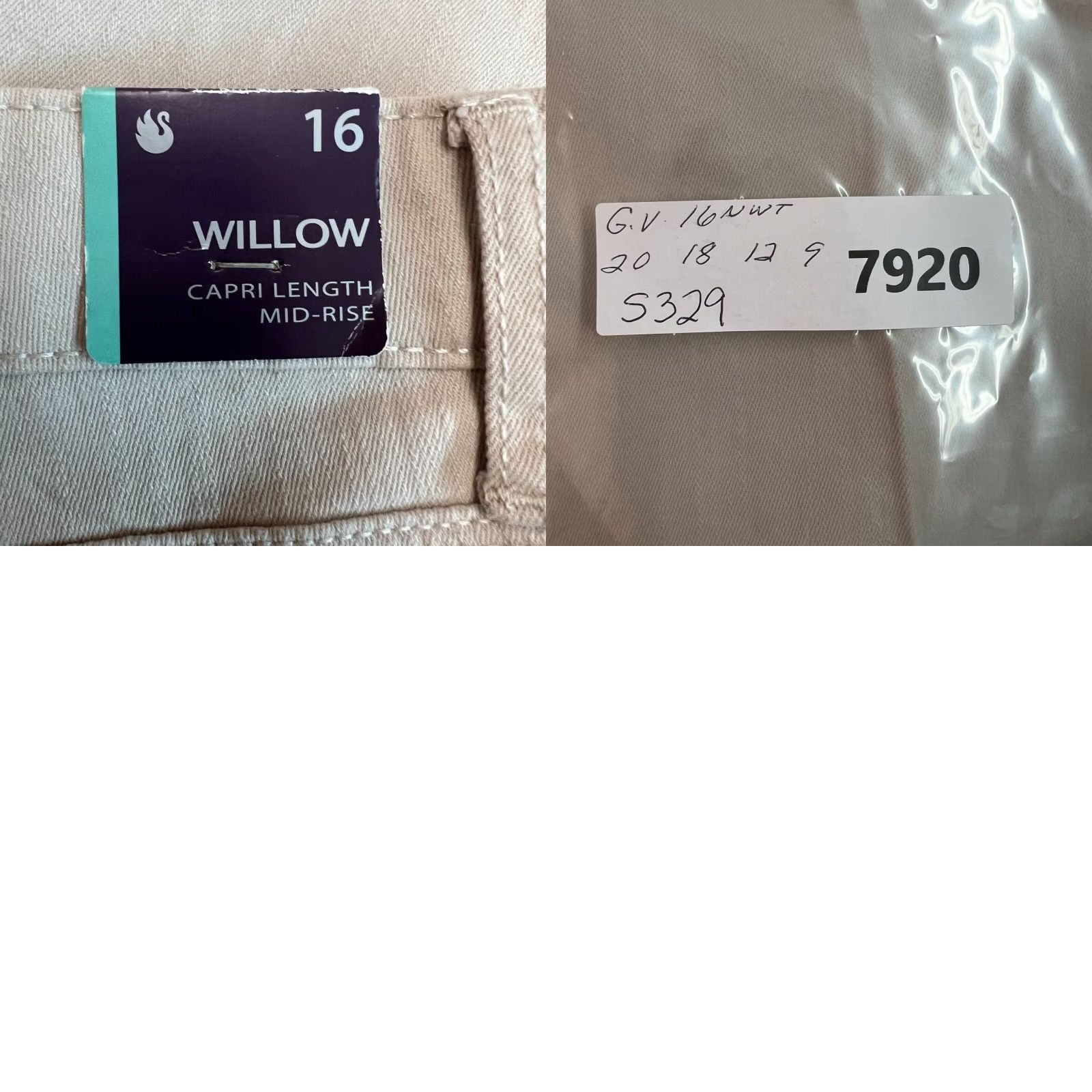 Gloria Vanderbilt Gloria Vanderbilt Shorts 16 Beige Perfect Fit Comfort Waistband Willow Size 38" / US 16 / IT 52 - 8 Thumbnail