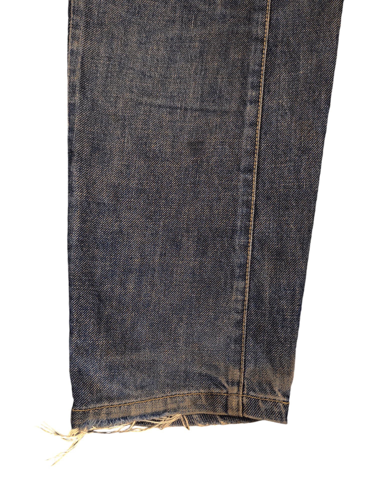 Beauty Beast Beauty Beast Buckle Back Distress Faded Denim Jeans Size US 30 / EU 46 - 12 Thumbnail