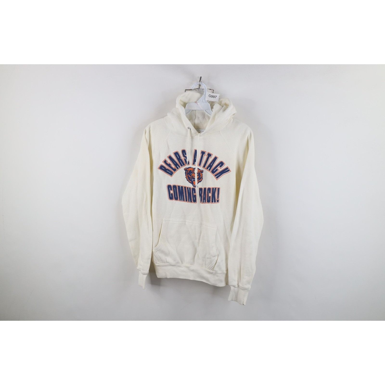 Vintage Vintage 70s 80s Bears Attack Chicago Bears Football Hoodie Size M / US 6-8 / IT 42-44 - 1 Thumbnail