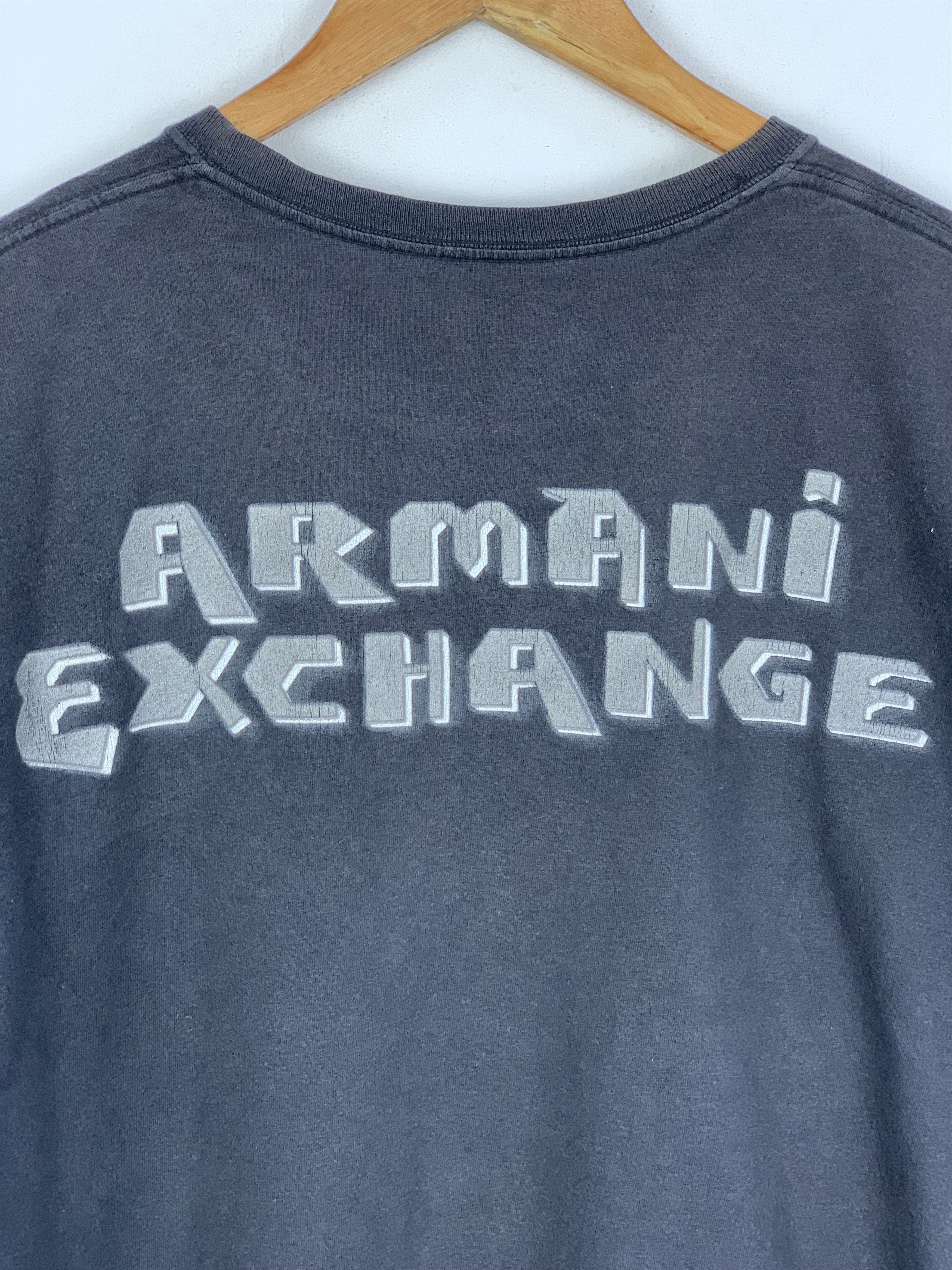 Armani Exchange × Vintage Armani Exchange Spellout Big Logo Tee TA0312 Size US M / EU 48-50 / 2 - 10 Thumbnail