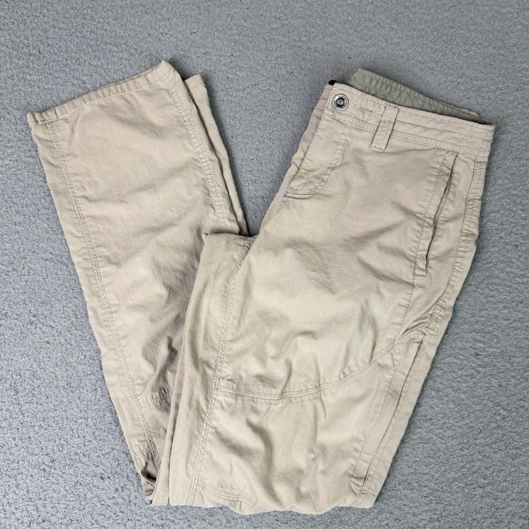 Vintage VINTAGE Kuhl Hiking Pants Womens 10 Reg Beige Lightweight Midrise Casual Outdoor Brown Size 32" / US 10 / IT 46 - 2 Thumbnail