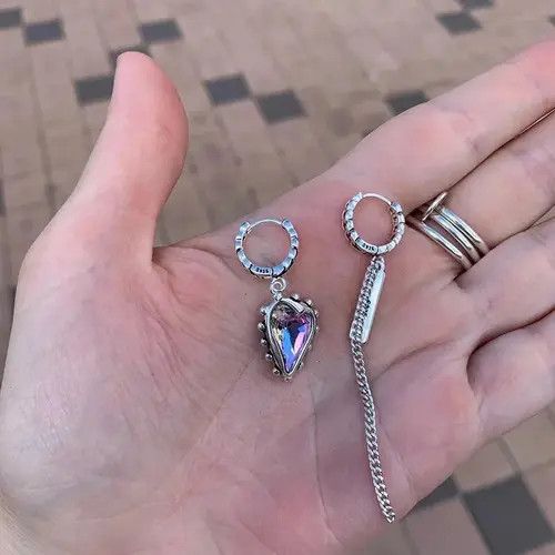 Jewelry 2piece/ Set Hoop Earrings Size ONE SIZE - 2 Thumbnail