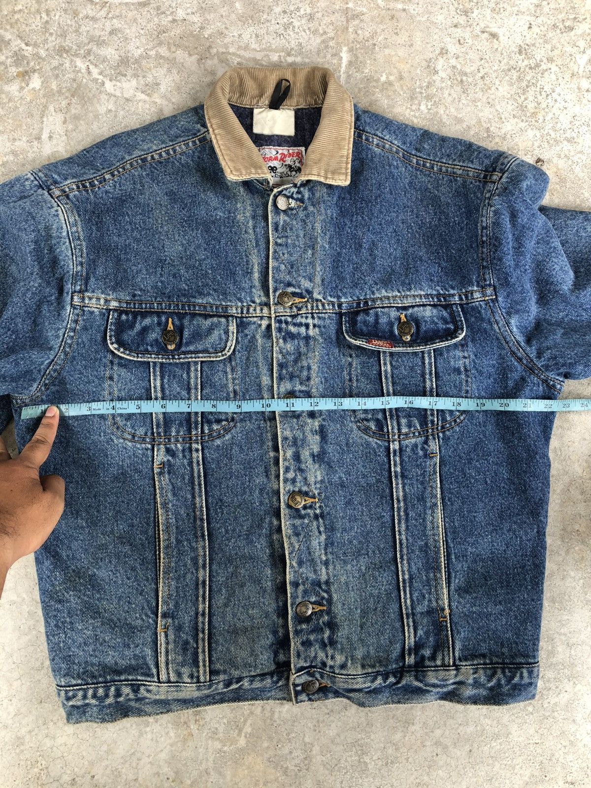 Lee Vintage Lee Storm Rider Blanket Lined Denim Jacket Baggy Size US L / EU 52-54 / 3 - 24 Thumbnail