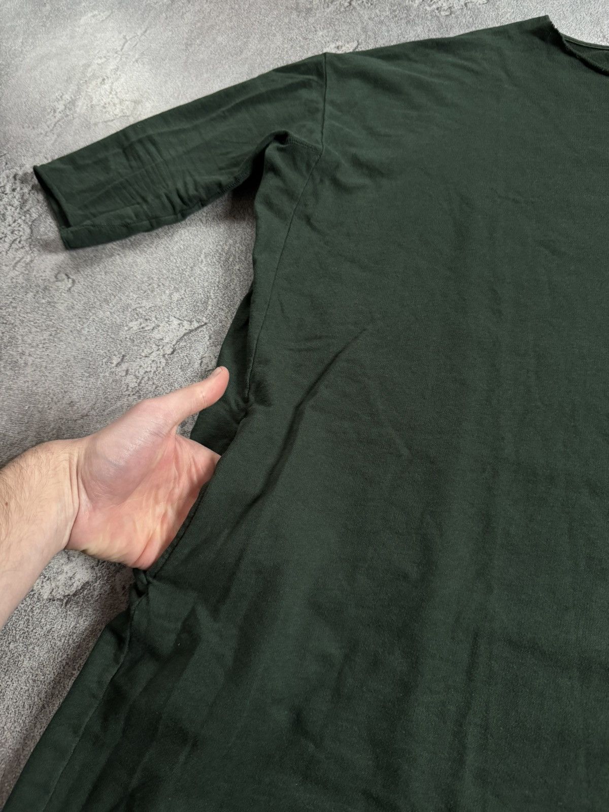 hannes roether Hannes Roether L/size green relaxed oversize long dress 👗 Size L / US 10 / IT 46 - 5 Thumbnail