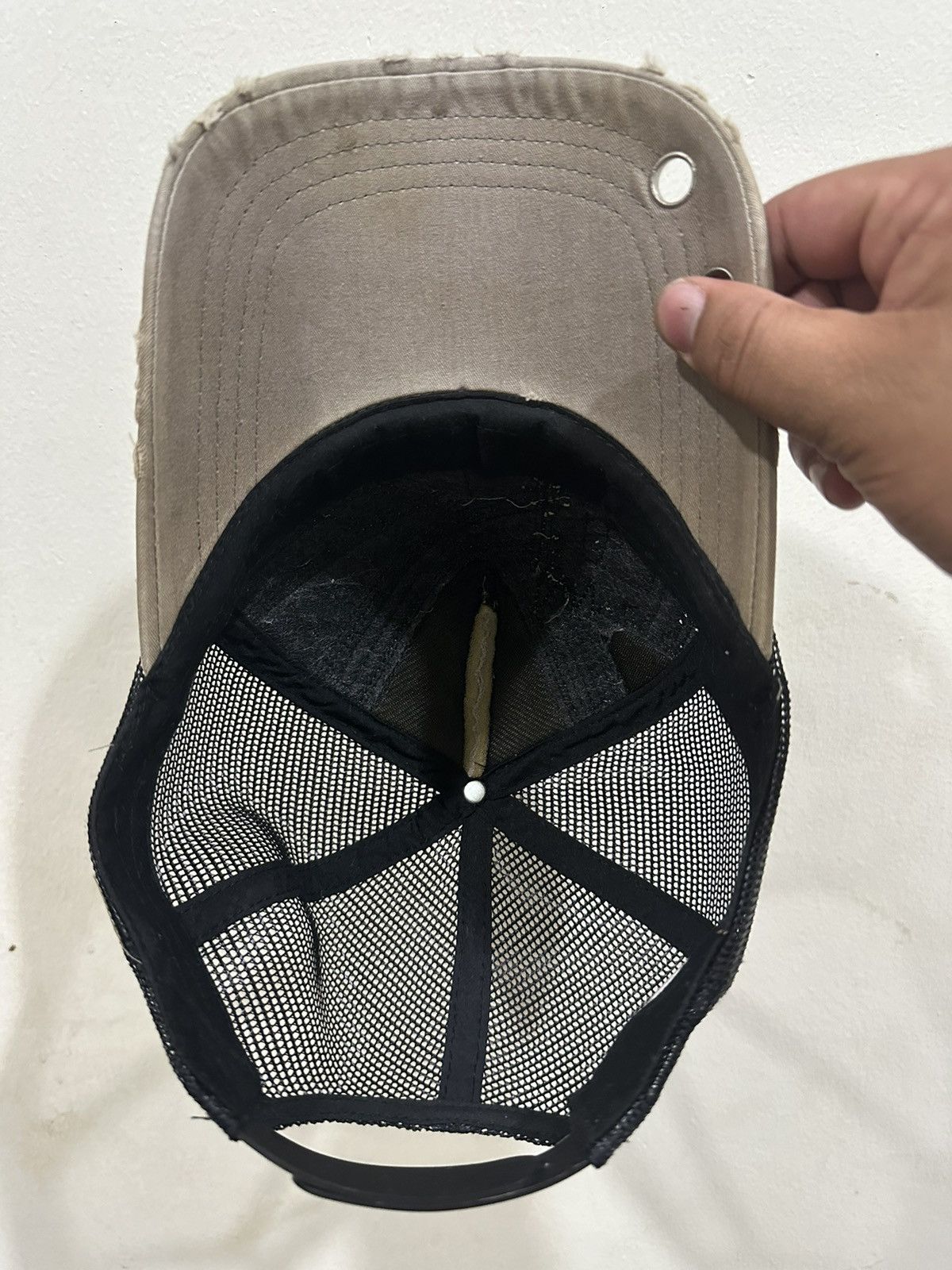 Japanese Brand VTG Distress Punk Rock Style Trucked Hat Size ONE SIZE - 5 Thumbnail
