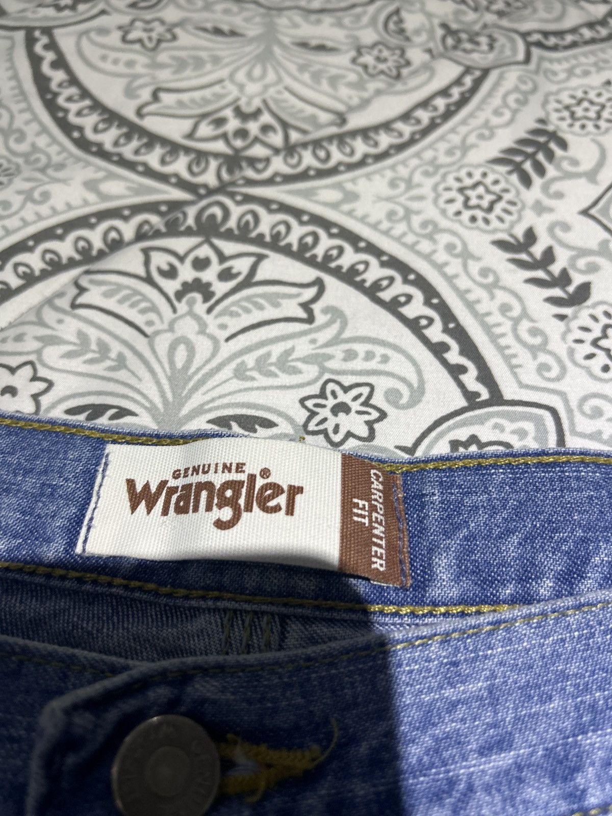 Vintage × Wrangler Wrangler Carpenter Jorts Size US 38 / EU 54 - 2 Thumbnail