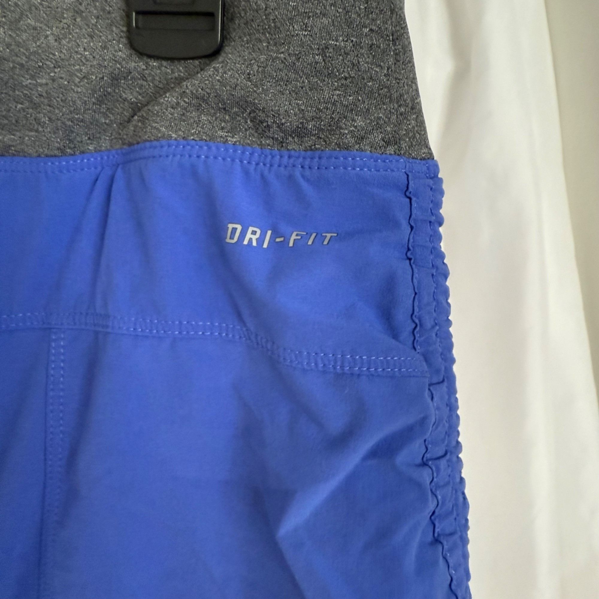Nike Nike Dri-Fit Blue Athletic Skort With Orange Liner & Gray Wa Size 28" / US 6 / IT 42 - 4 Thumbnail