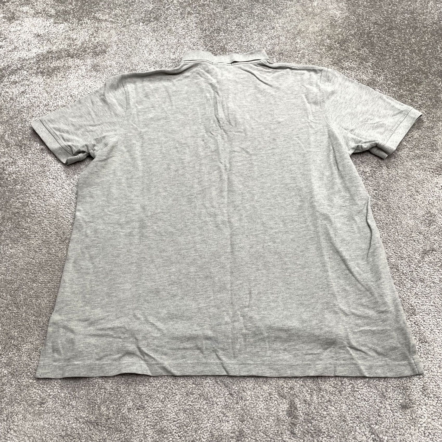 Lands' End Lands' End Polo Shirt Mens XL Solid Gray Cotton Short Sleeve Casual Golf Outdoor Size US XL / EU 56 / 4 - 2 Thumbnail