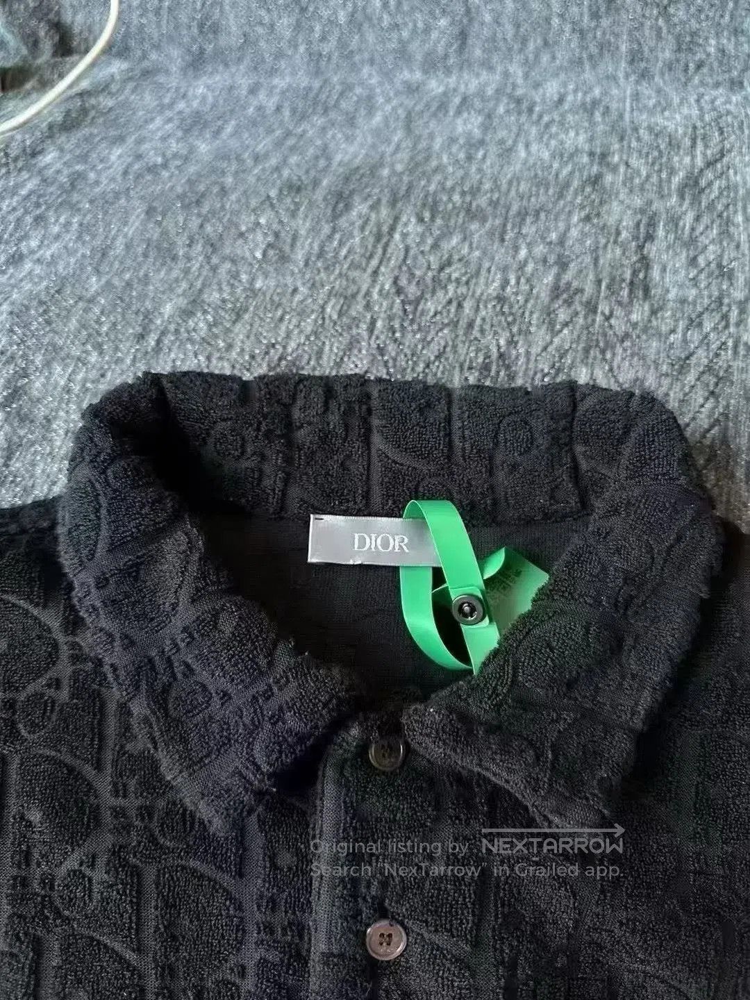 Dior Dior Black All-over Print Terry Polo. Size US XS / EU 42 / 0 - 2 Thumbnail