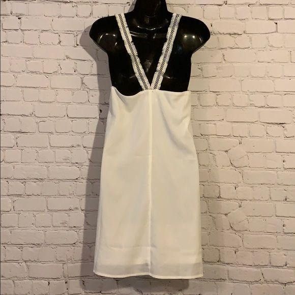 Other Loveriche White Black Embroidered Tunic Dress Size S / US 4 / IT 40 - 4 Thumbnail