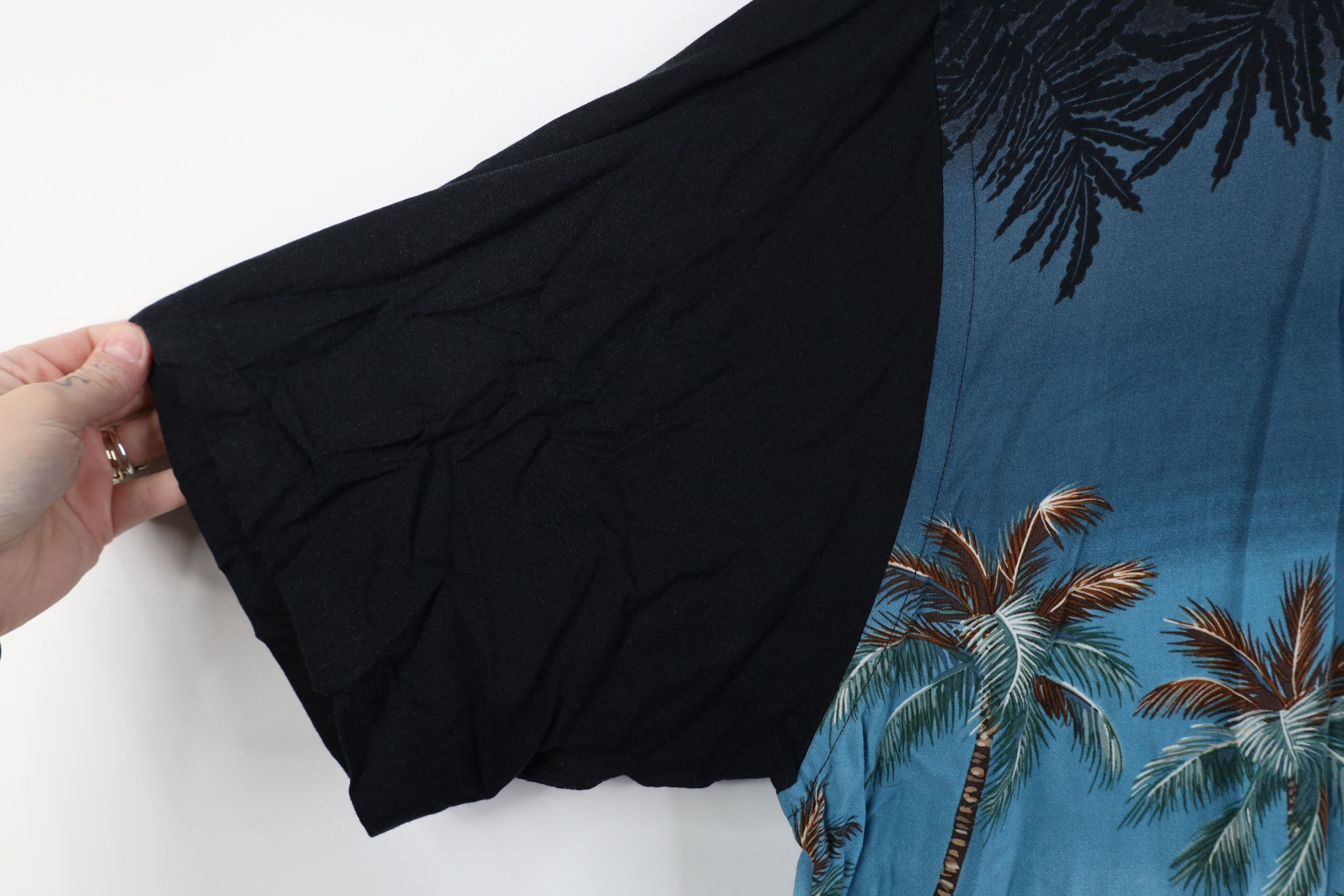 Vintage Vintage 90s Streetwear Palm Tree Beach Hawaiian Button Shirt Size US XXL / EU 58 / 5 - 5 Thumbnail