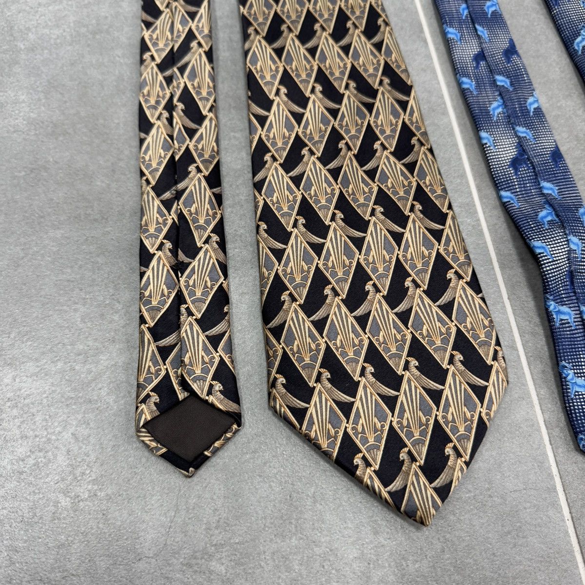 Lanvin × Vintage Vintage Lanvin Paris Silk Ties x2 Size ONE SIZE - 6 Thumbnail