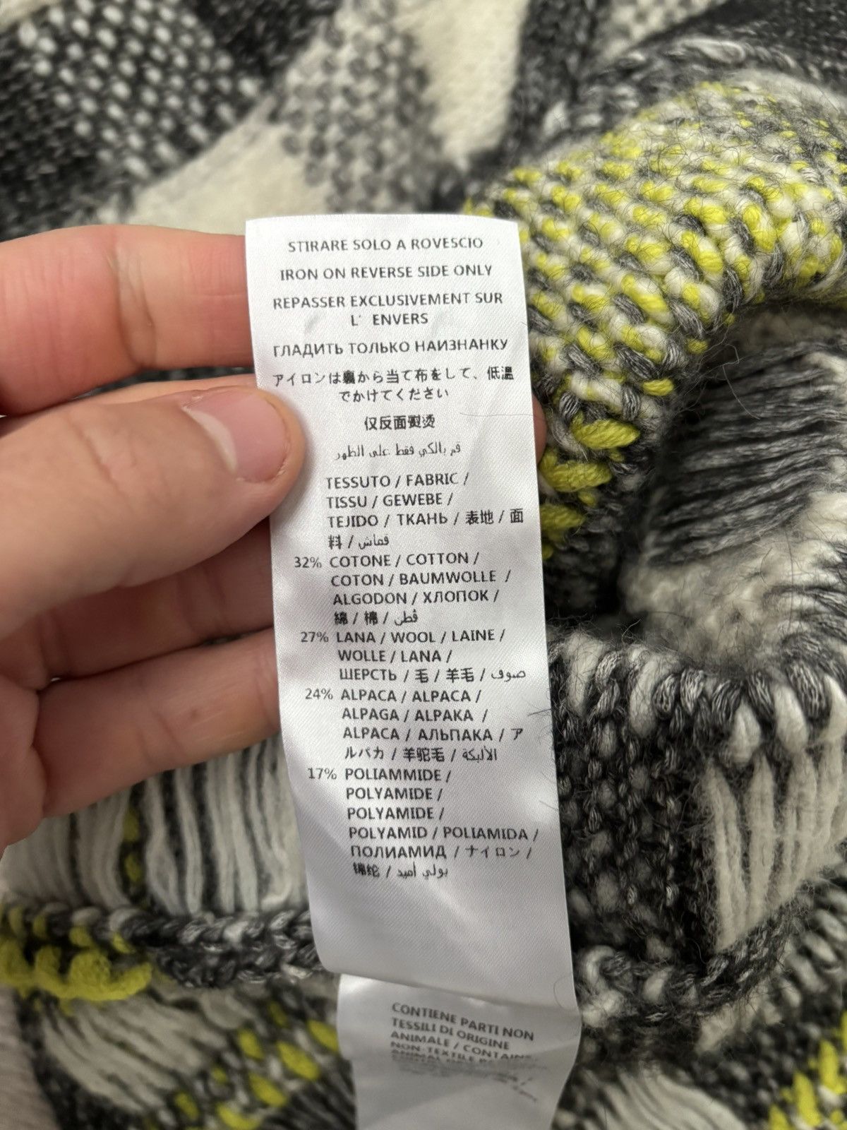 Alexander McQueen MCQ ALEXANDER MCQUEEN Checked knitted cardigan Size S / US 4 / IT 40 - 23 Thumbnail