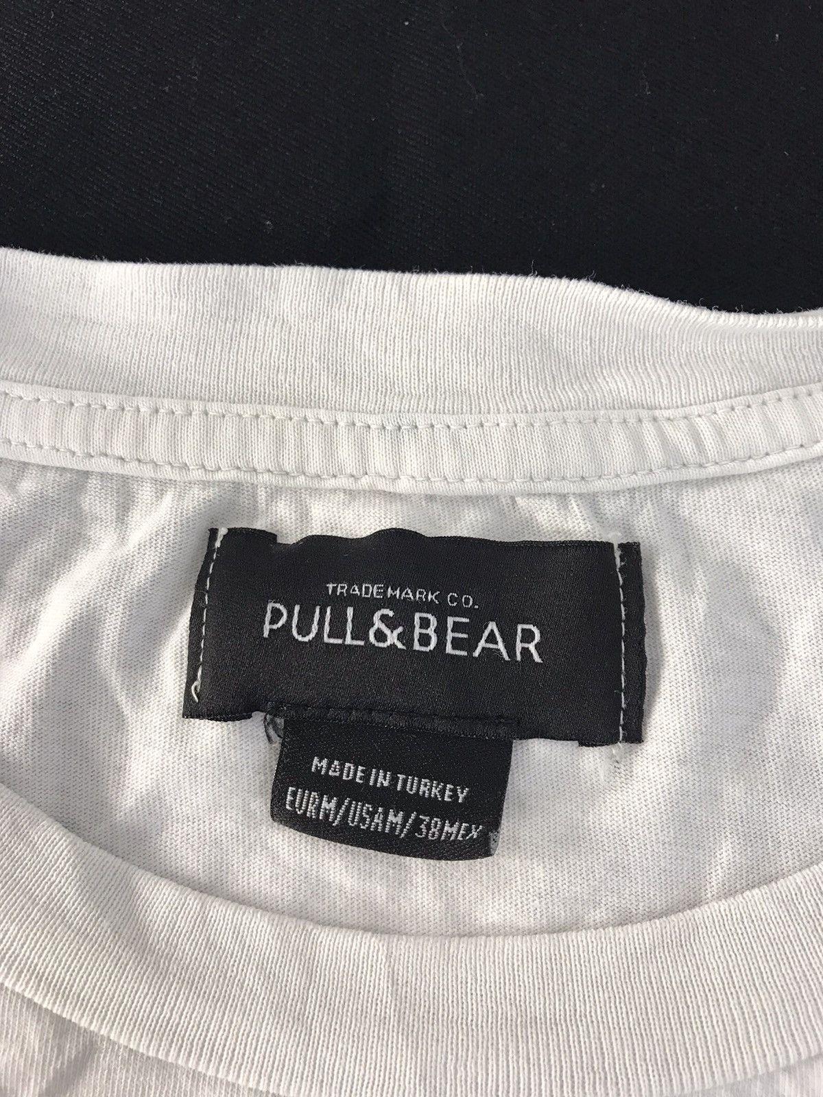 Designer Pull & Bear Next Wish Hand Bone Acid Wash Style Printed Tee Size US L / EU 52-54 / 3 - 5 Thumbnail