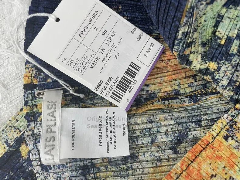 Issey Miyake Issey Miyake Starry Sky Straight-Leg Pants Size 25" / US 0 / IT 36 - 4 Thumbnail