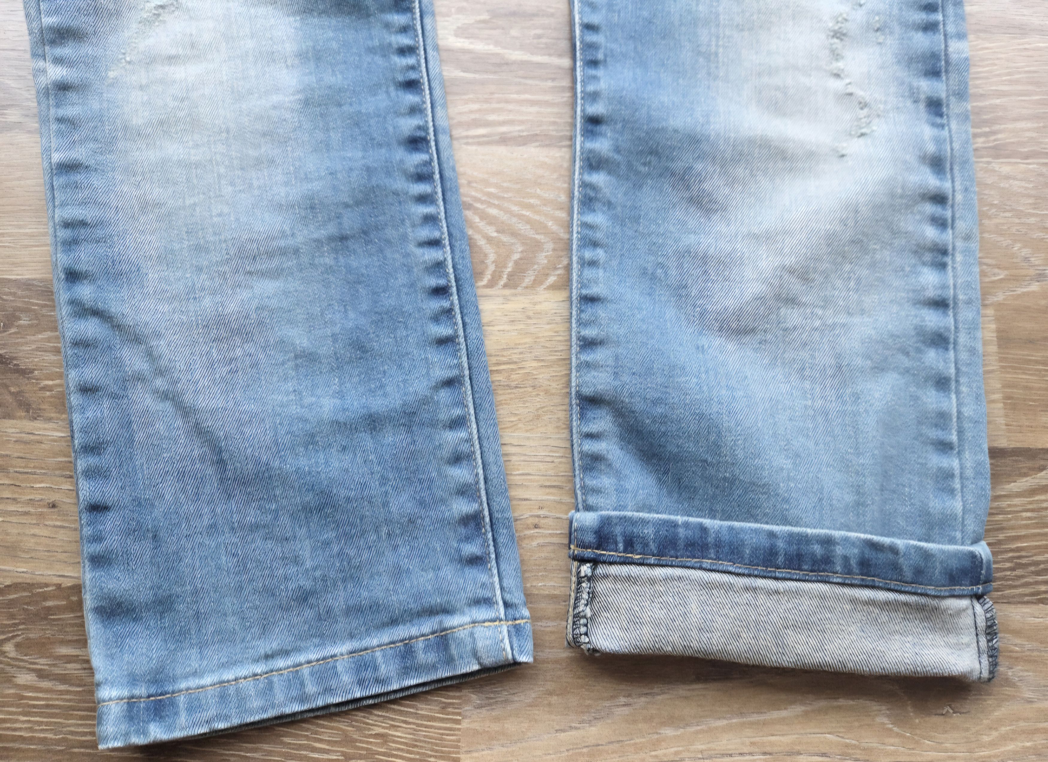 Tornado Mart Distreesed Tornado Mart Japan Stone Wash Faded Jeans Size 28" / US 6 / IT 42 - 8 Thumbnail