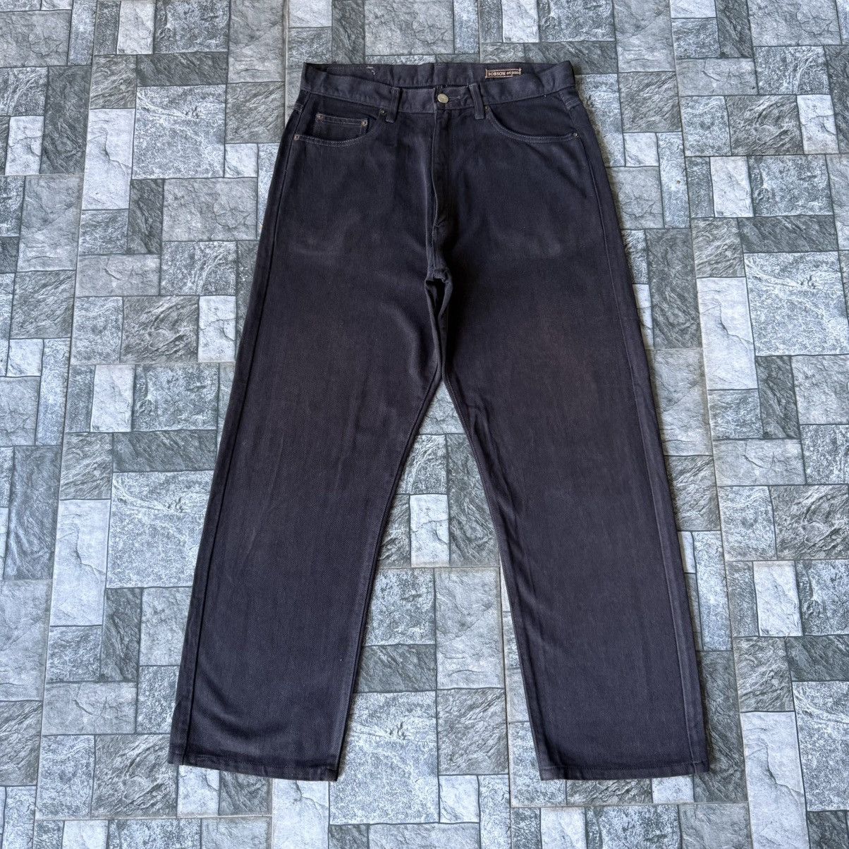 Japanese Brand Vintage Bson Black Denim Jean Pants W33 Size US 33 - 1 Thumbnail