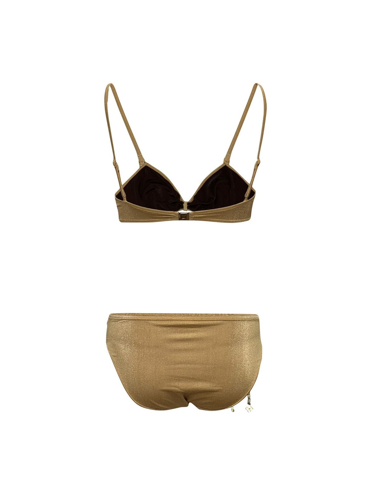 Louis Vuitton LOUIS VUITTON Spring Summer 2006 Bikini with Gold Charm Size S / US 4 / IT 40 - 2 Thumbnail