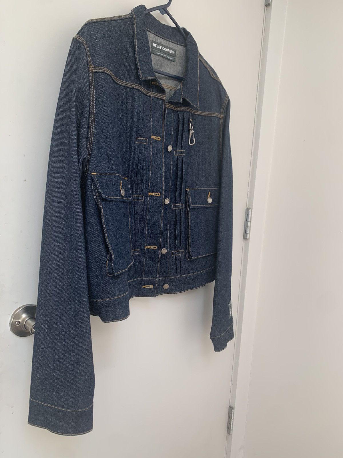 Reese Cooper Reese Cooper Raw Denim Jacket Size US L / EU 52-54 / 3 - 2 Thumbnail
