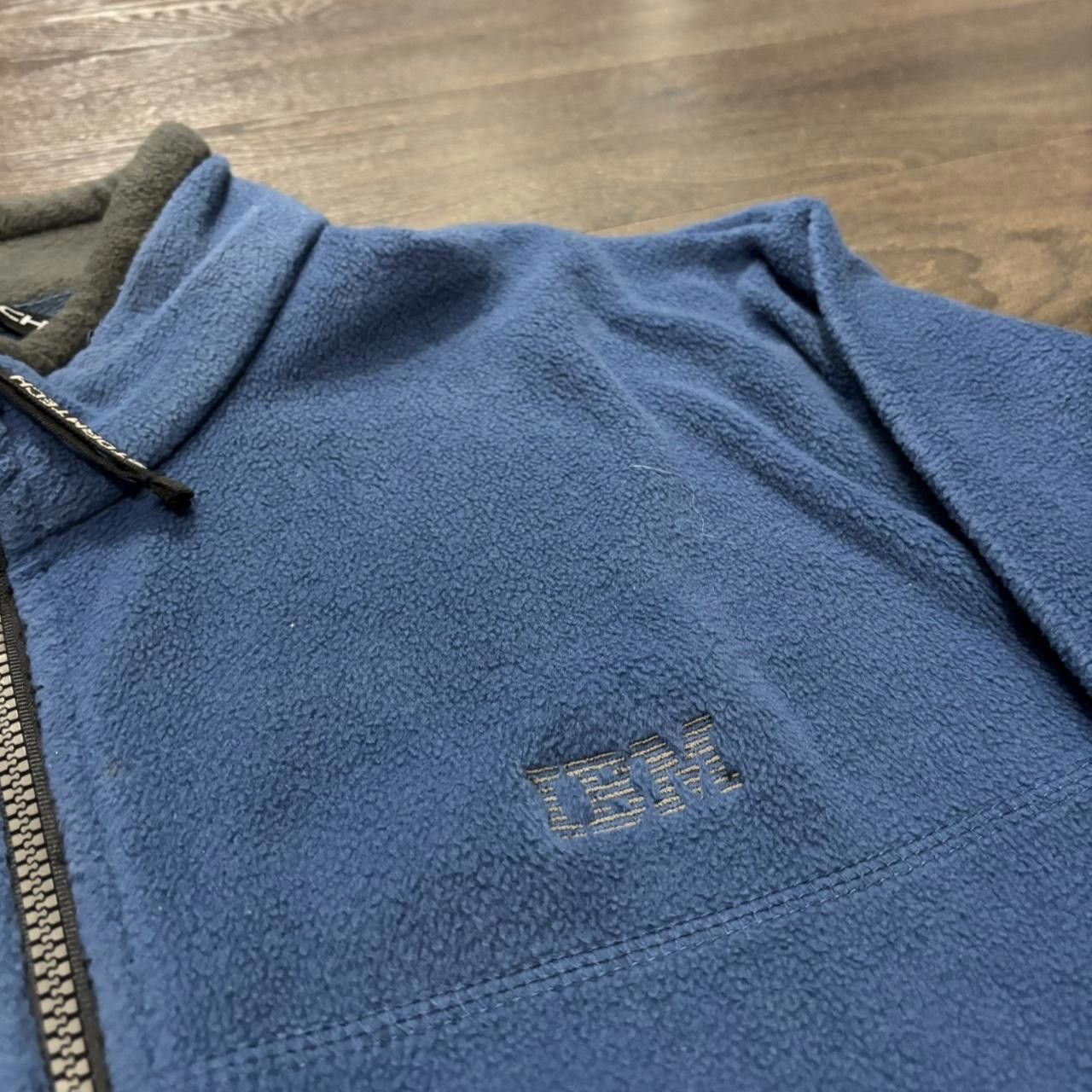 Apple Vintage IBM fleece zip up sweatshirt/light jacket 00s S Size US S / EU 44-46 / 1 - 1 Thumbnail