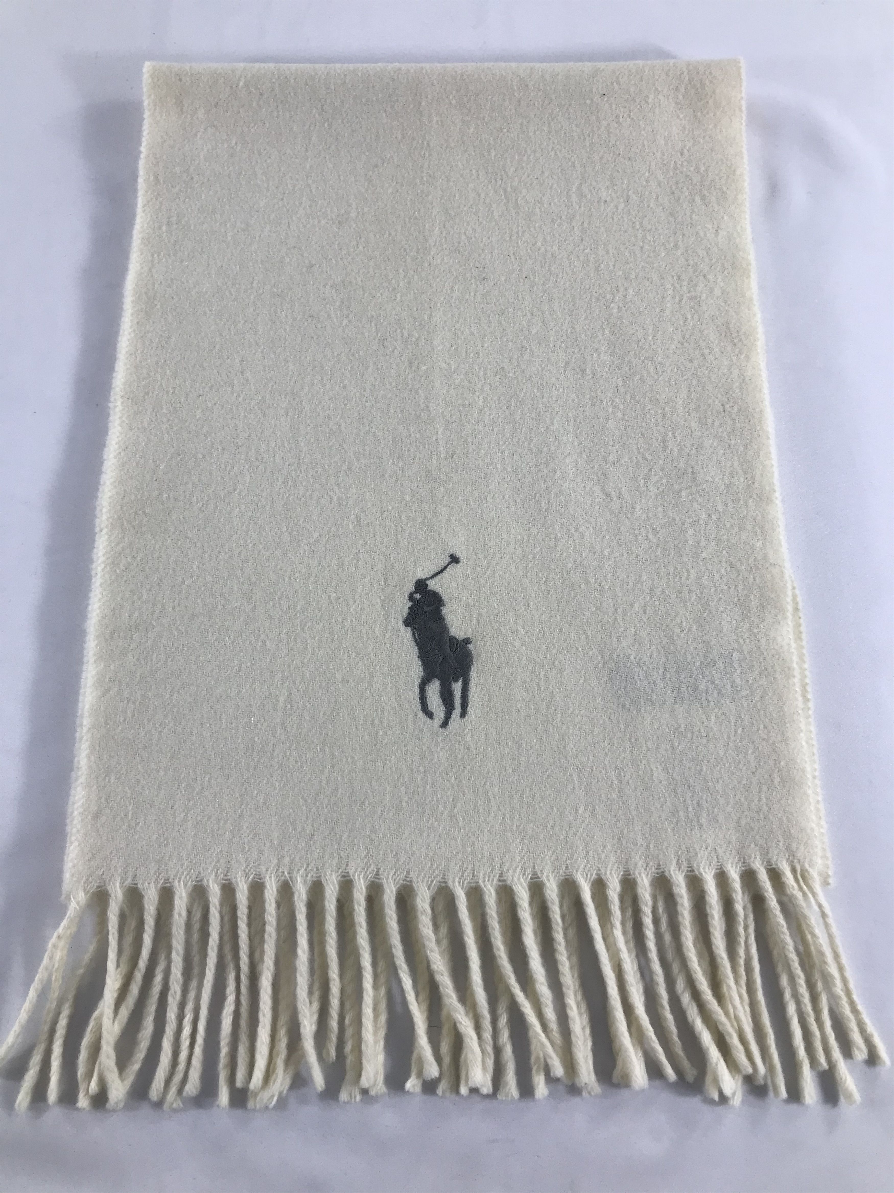 Polo Ralph Lauren Polo Ralph Lauren Big Logo Wool Scarf Muffler V549 Size ONE SIZE - 1 Thumbnail