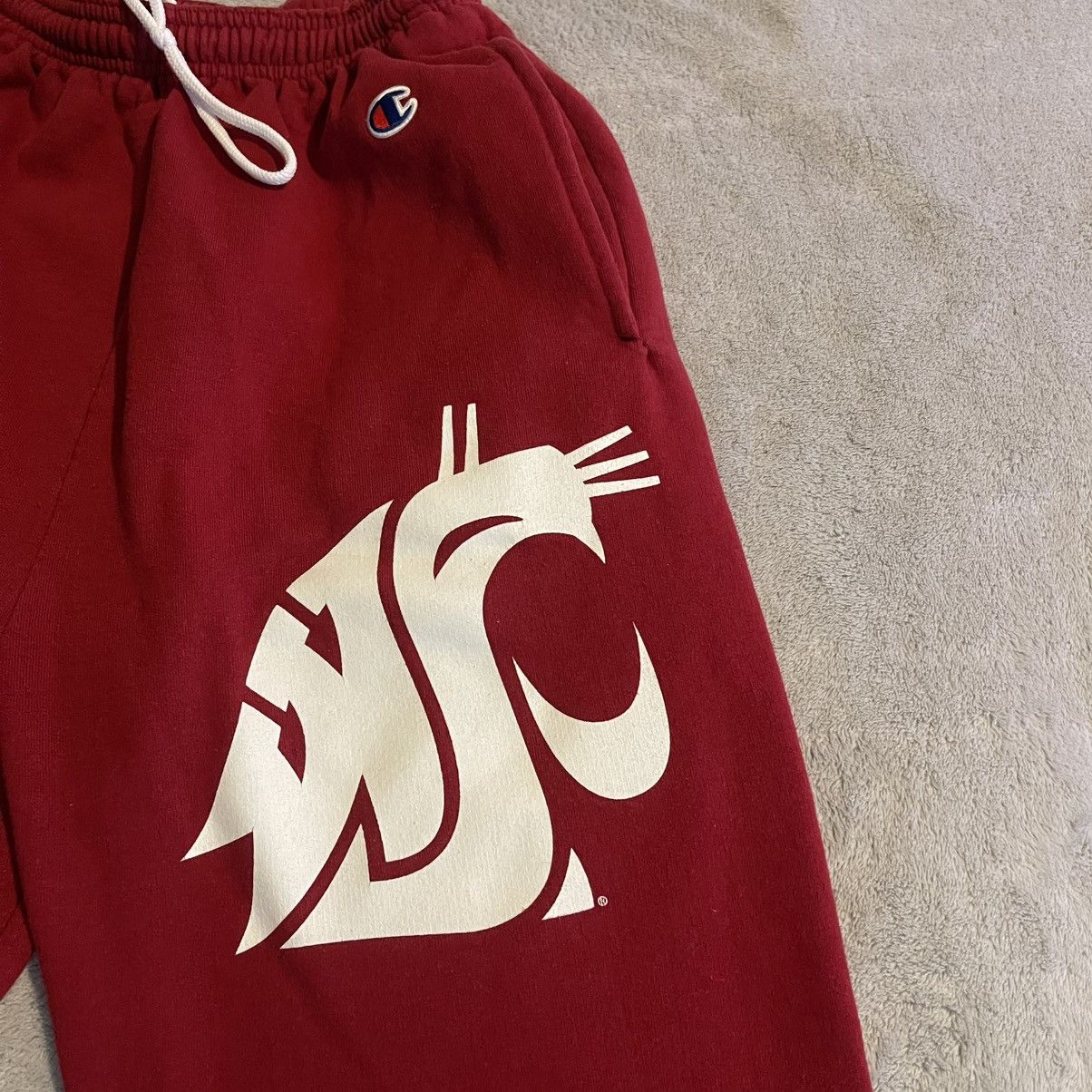 Champion Champion Washington State Cougars WSU Sweatpants Red Mens S Size US 26 / EU 42 - 5 Thumbnail