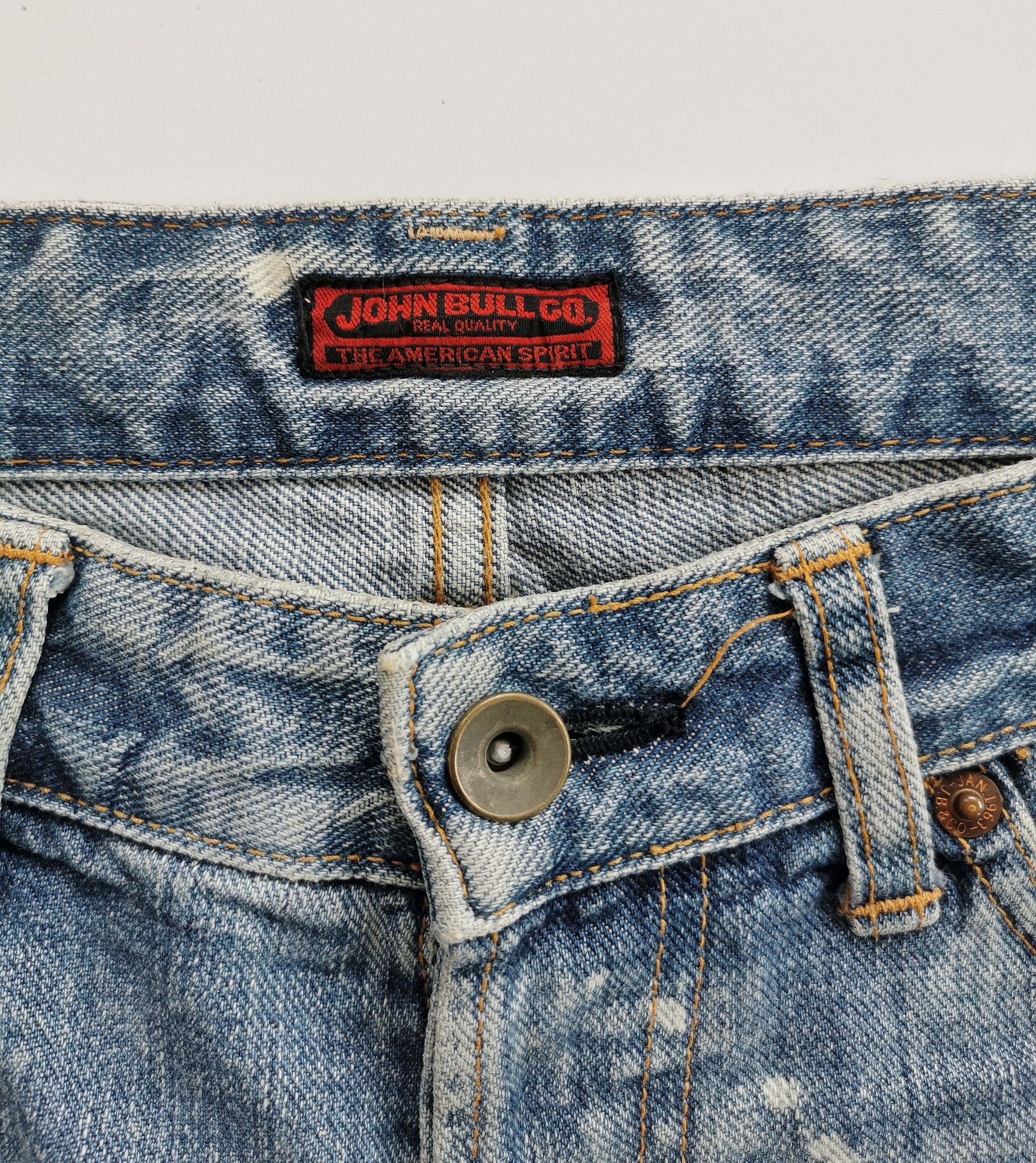 Johnbull vintage johnbull distressed boro denim jeans Size US 30 / EU 46 - 2 Thumbnail