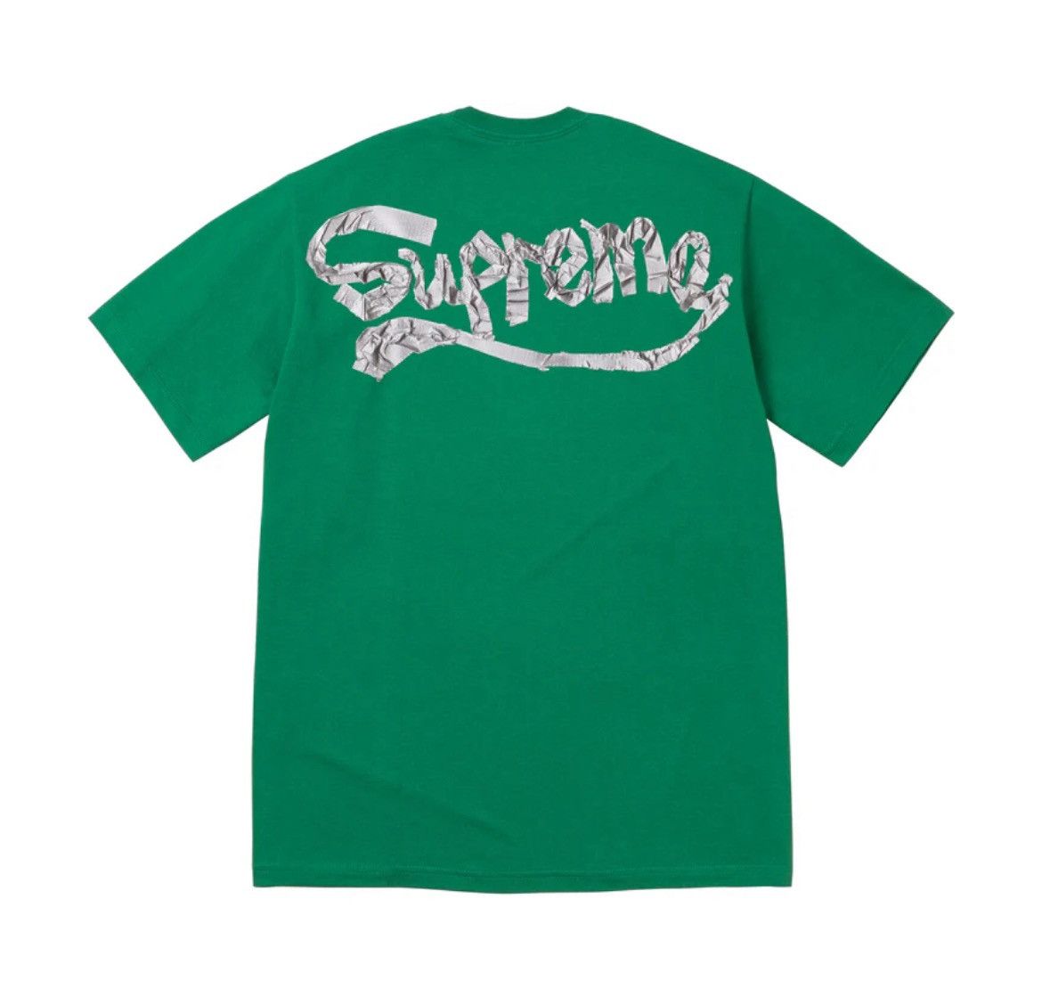 Supreme Supreme Tape Tee Green Size US L / EU 52-54 / 3 - 1 Thumbnail