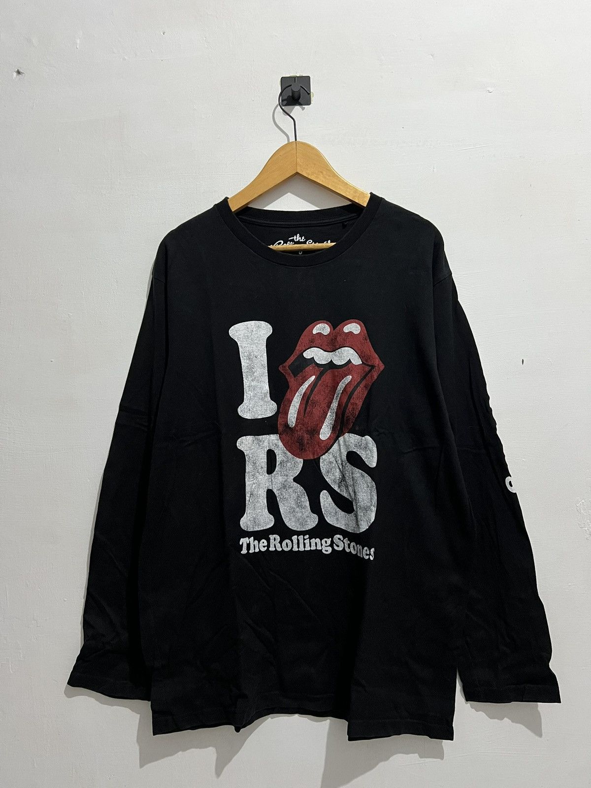 Vintage The Rolling Stones Longsleeve T shirt Size XL / US 12-14 / IT 48-50 - 2 Thumbnail