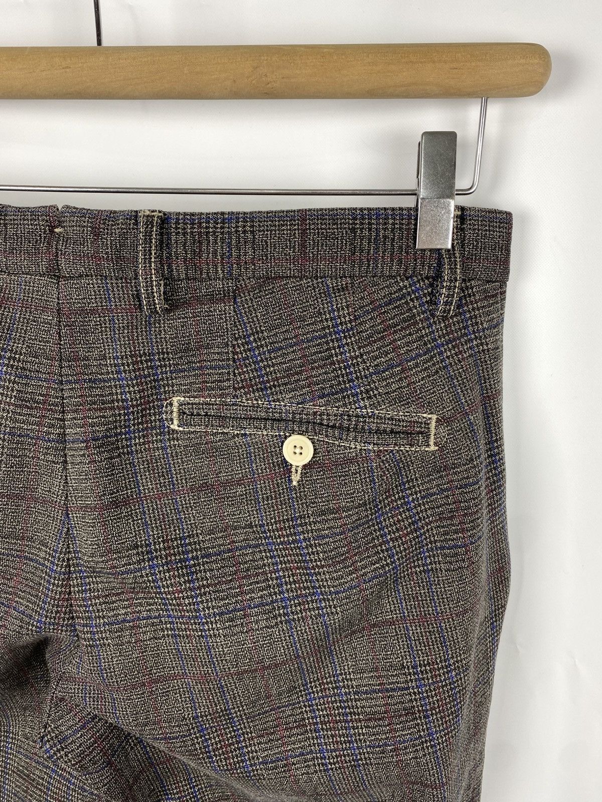 Boggi Boggi Milano Plaid Chino Pants Cotton Viscose size 46 Size US 30 / EU 46 - 6 Thumbnail