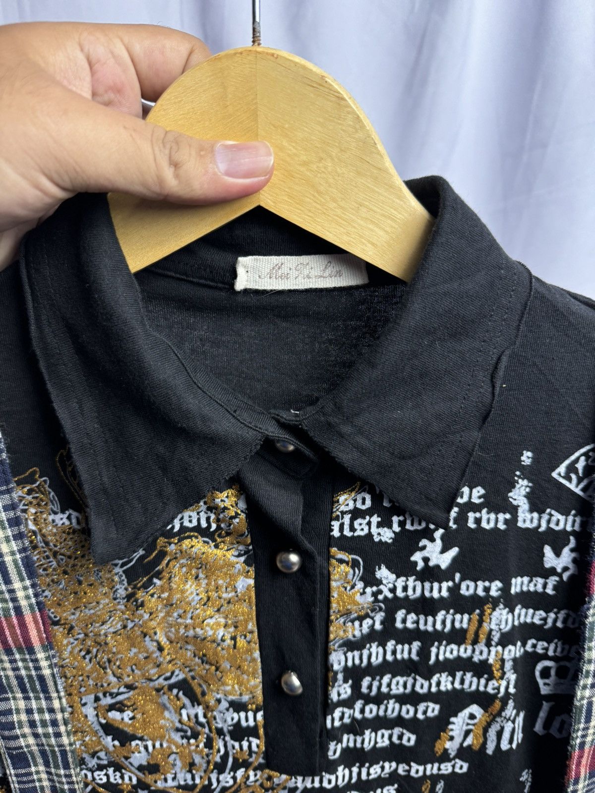 If Six Was Nine GOTHIC STYLE POEM SHORT BONDAGE Size M / US 6-8 / IT 42-44 - 6 Thumbnail