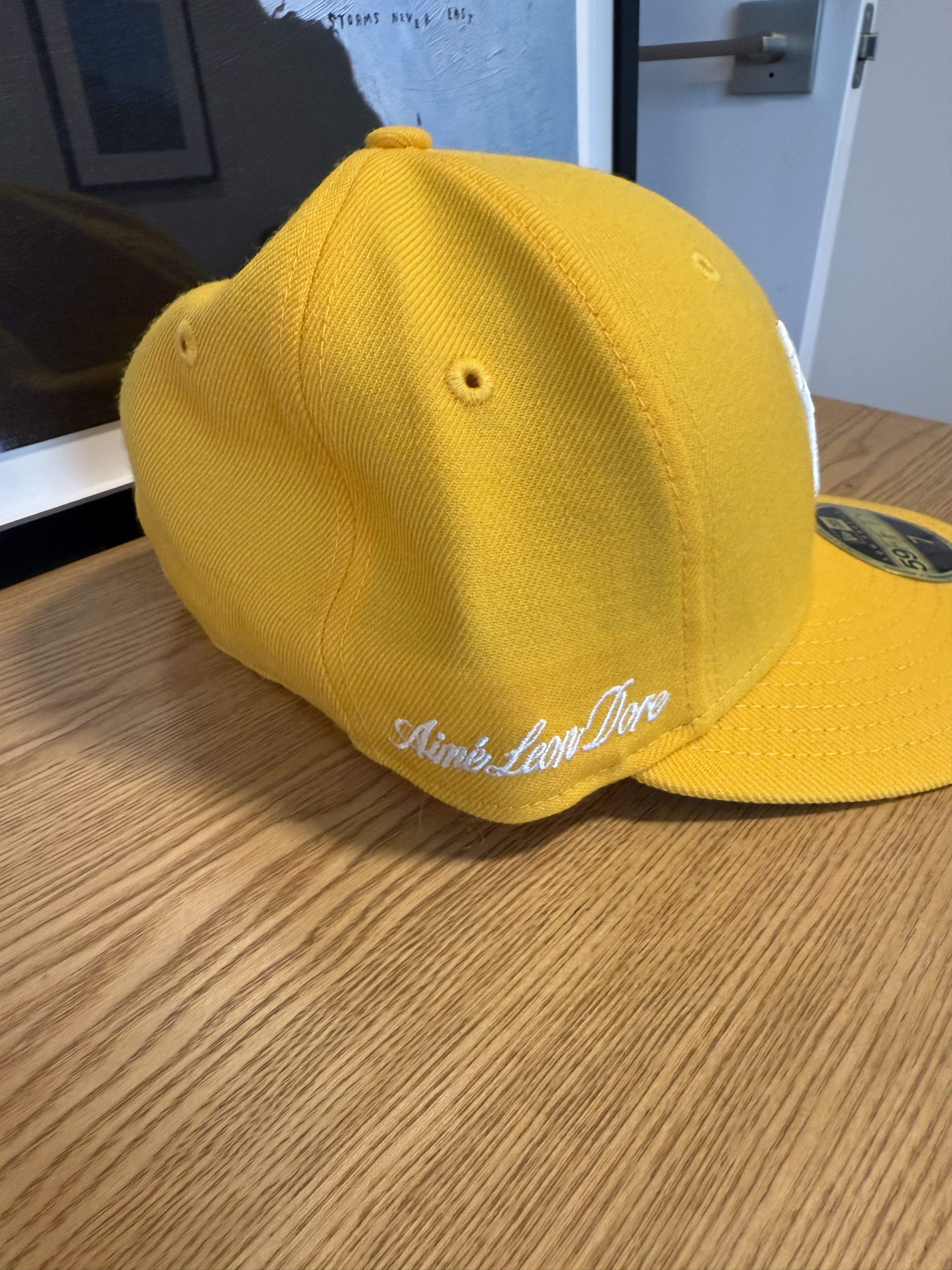 Aime Leon Dore × New Era Aime Leon Dore NY Yankees Yellow Low Profile Hat - 7 Size ONE SIZE - 2 Thumbnail