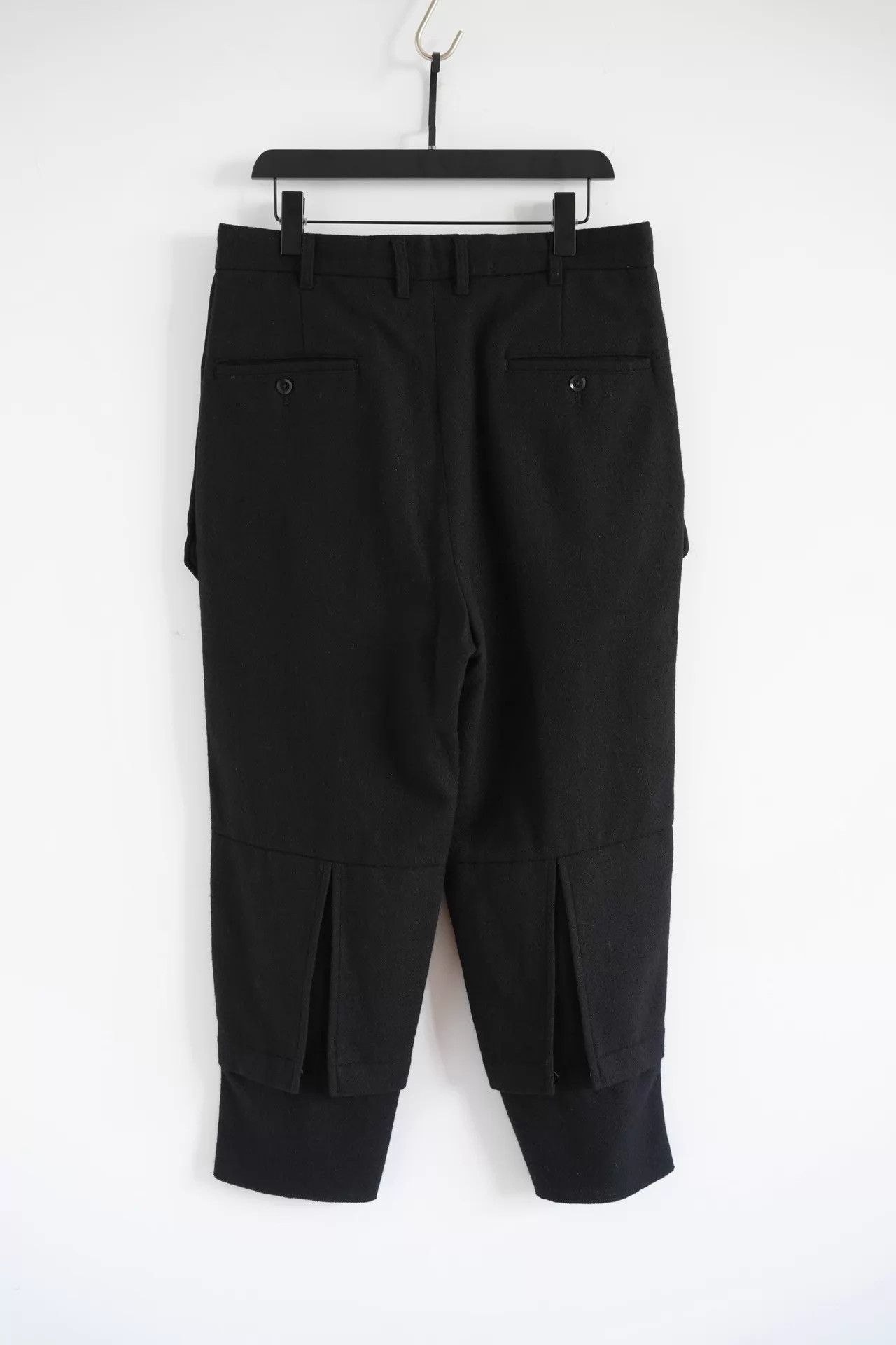 Yohji Yamamoto Yohji Yamamoto 14AW PH 2-ply Leather Cropped Pants Size US 32 / EU 48 - 2 Thumbnail