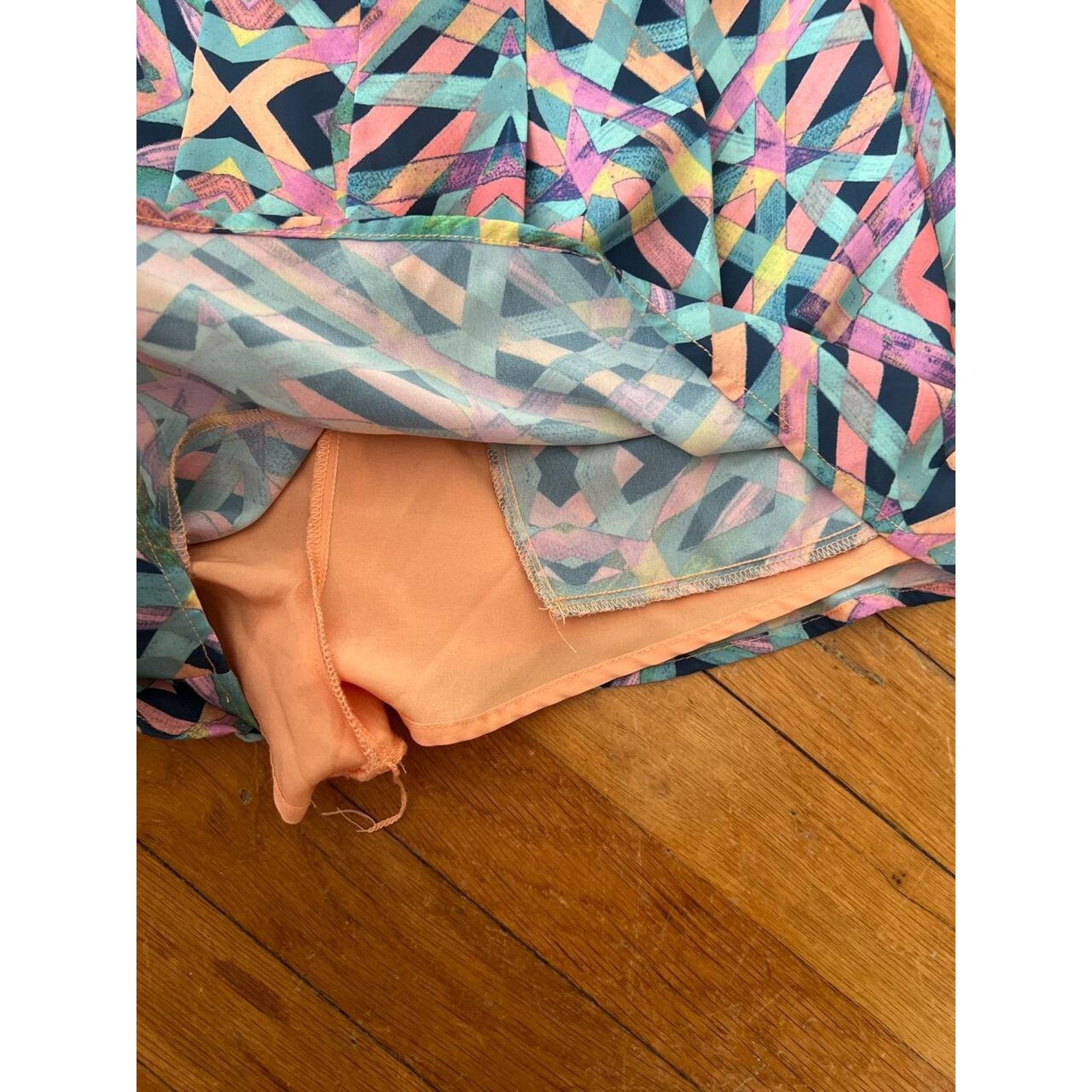 & Other Stories Lovers & Friends High Rise Multicolor Shorts Size XS A000810 Size 25" / US 0 / IT 36 - 2 Thumbnail