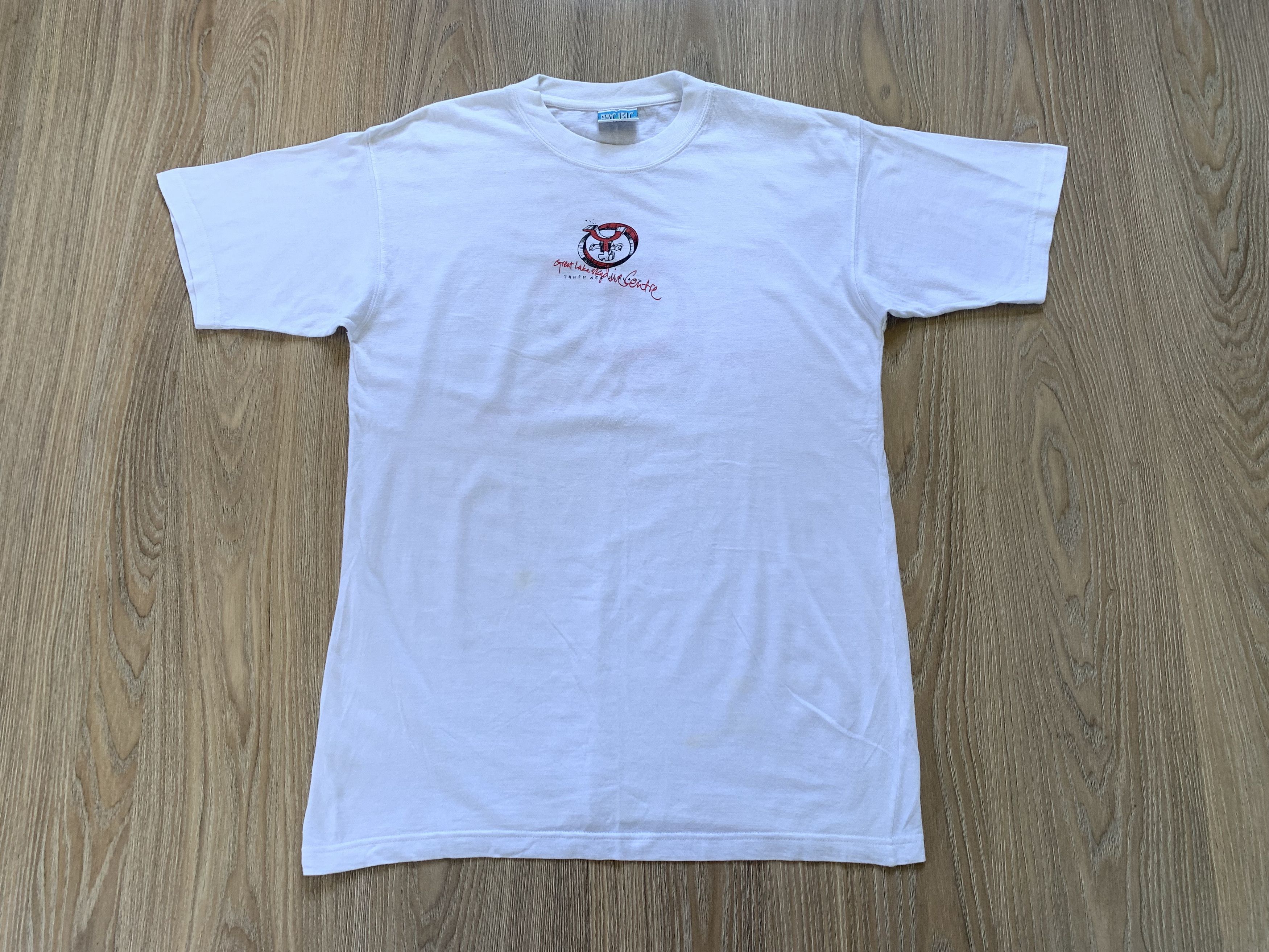 Other Pacific White Cotton Printed T Shirt Size US L / EU 52-54 / 3 - 2 Thumbnail