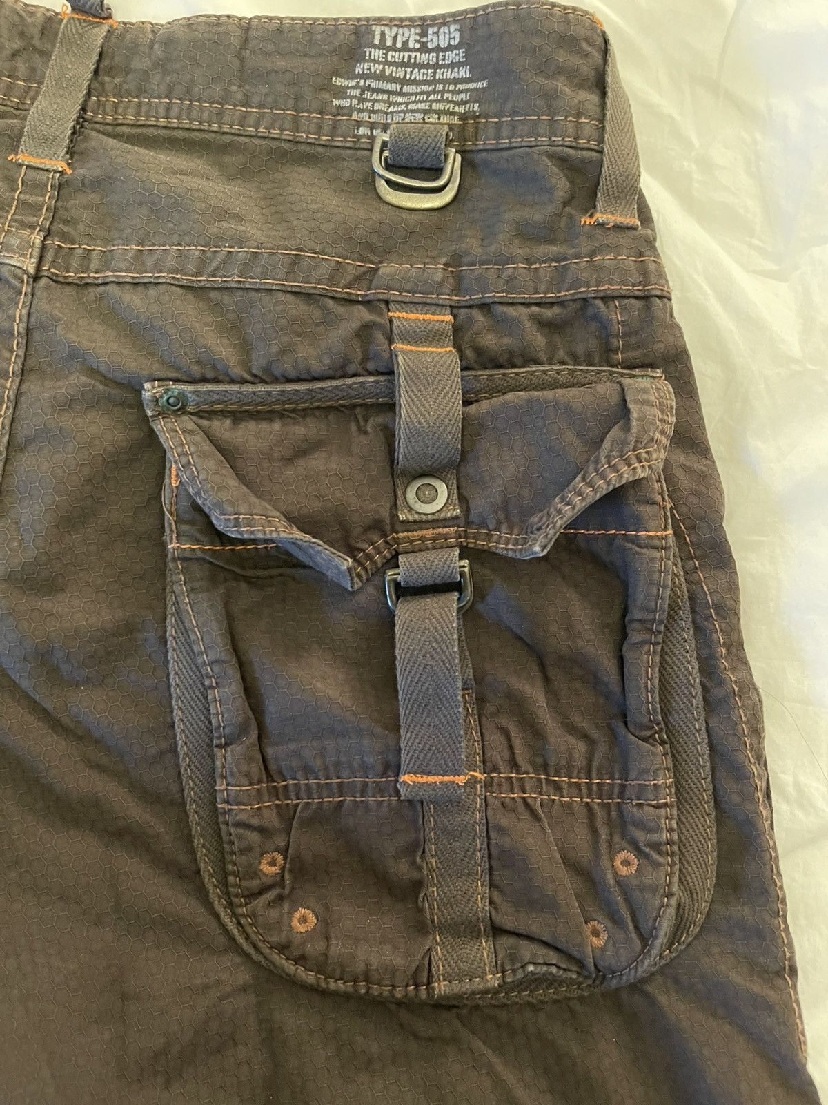 Edwin Edwin 505 Khaki Pants Size US 31 - 3 Thumbnail