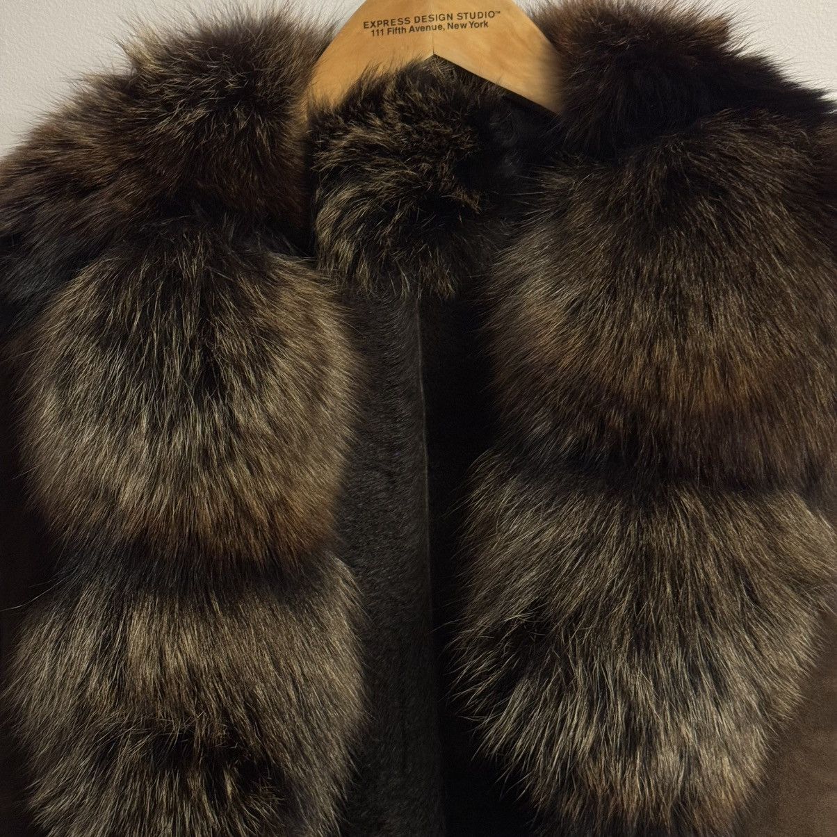 Other Belle Fare Shearling Coat w/ Genuine Fox Fur Trim – VTG - S Size S / US 4 / IT 40 - 4 Thumbnail