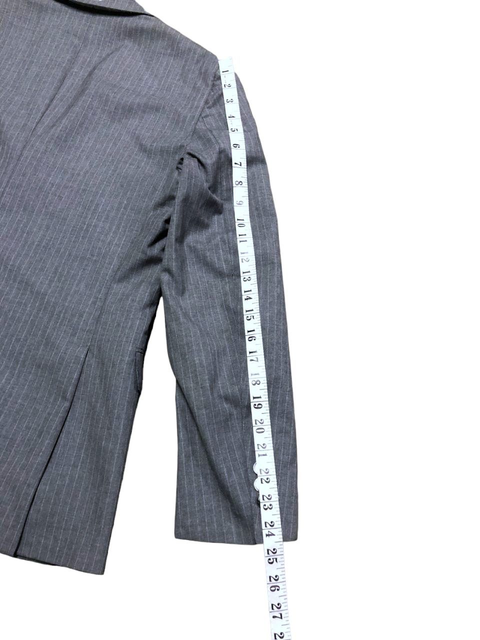 Boglioli Boglioli Blazer Coat Jacket Grey Stripe Size 40R - 20 Thumbnail
