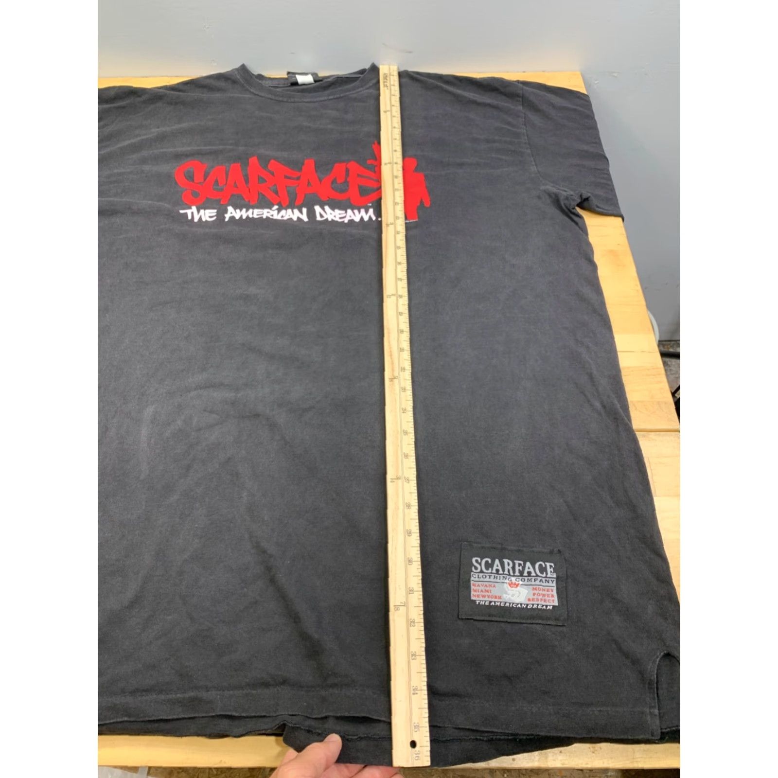 Vintage VINTAGE Scarface Shirt Long Sleeve Mens 3XL Black Dream Movie 90s Classic T-Shirt Crew Neck Graphic Print Size US XXL / EU 58 / 5 - 6 Thumbnail