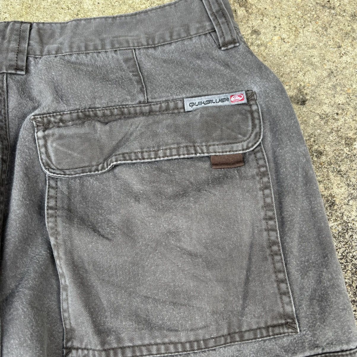 Quiksilver × Vintage Vintage Quiksilver FadeBrown Cargo Pants Size US 34 / EU 50 - 8 Thumbnail