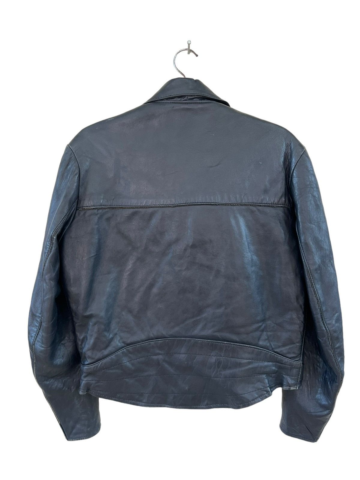 Vintage Vintage 70s Mascot England Black Leather Rider Jacket Racer Size US L / EU 52-54 / 3 - 15 Thumbnail