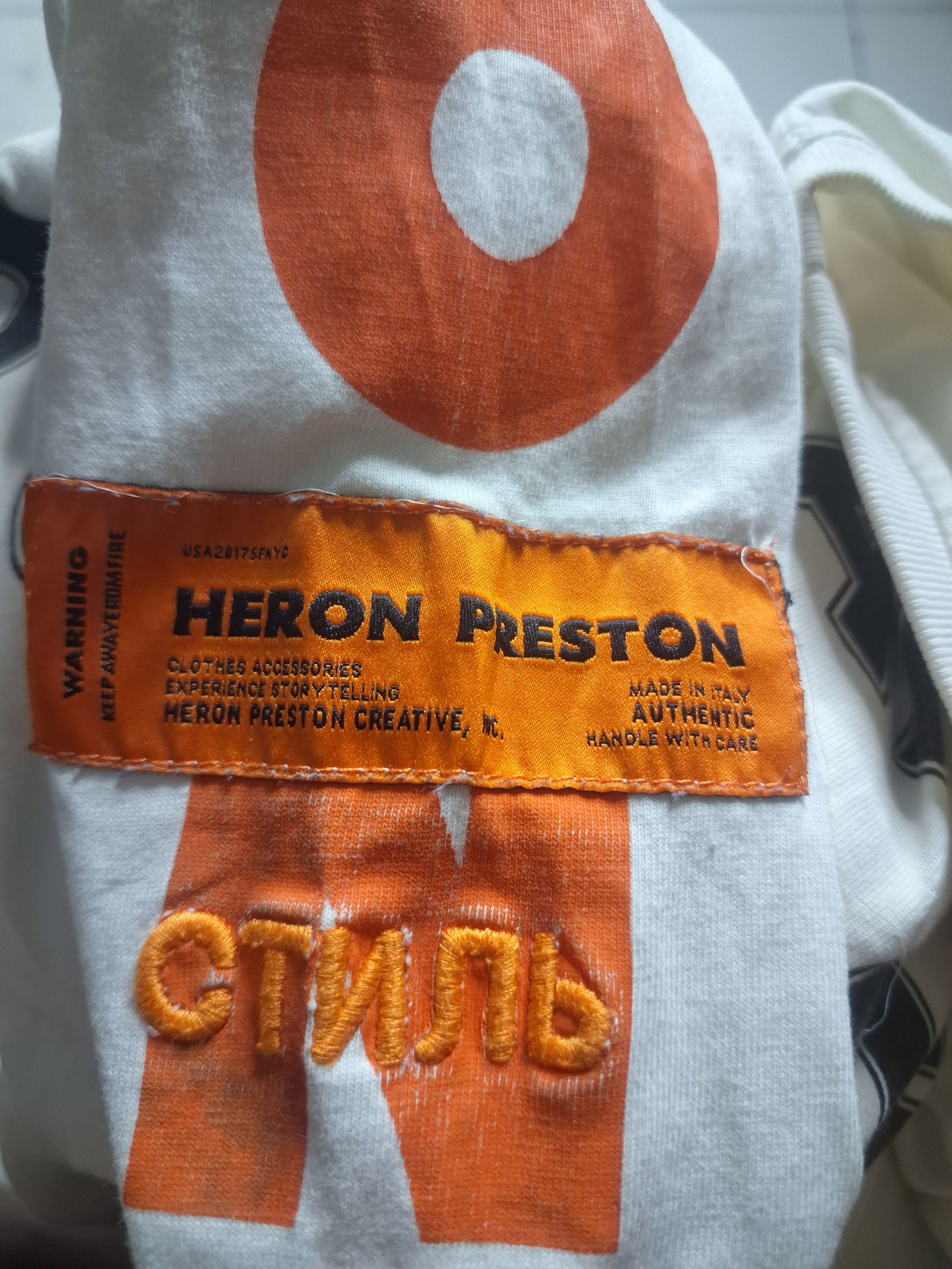 Heron Preston Heron Preston long sleeve Size US S / EU 44-46 / 1 - 5 Thumbnail