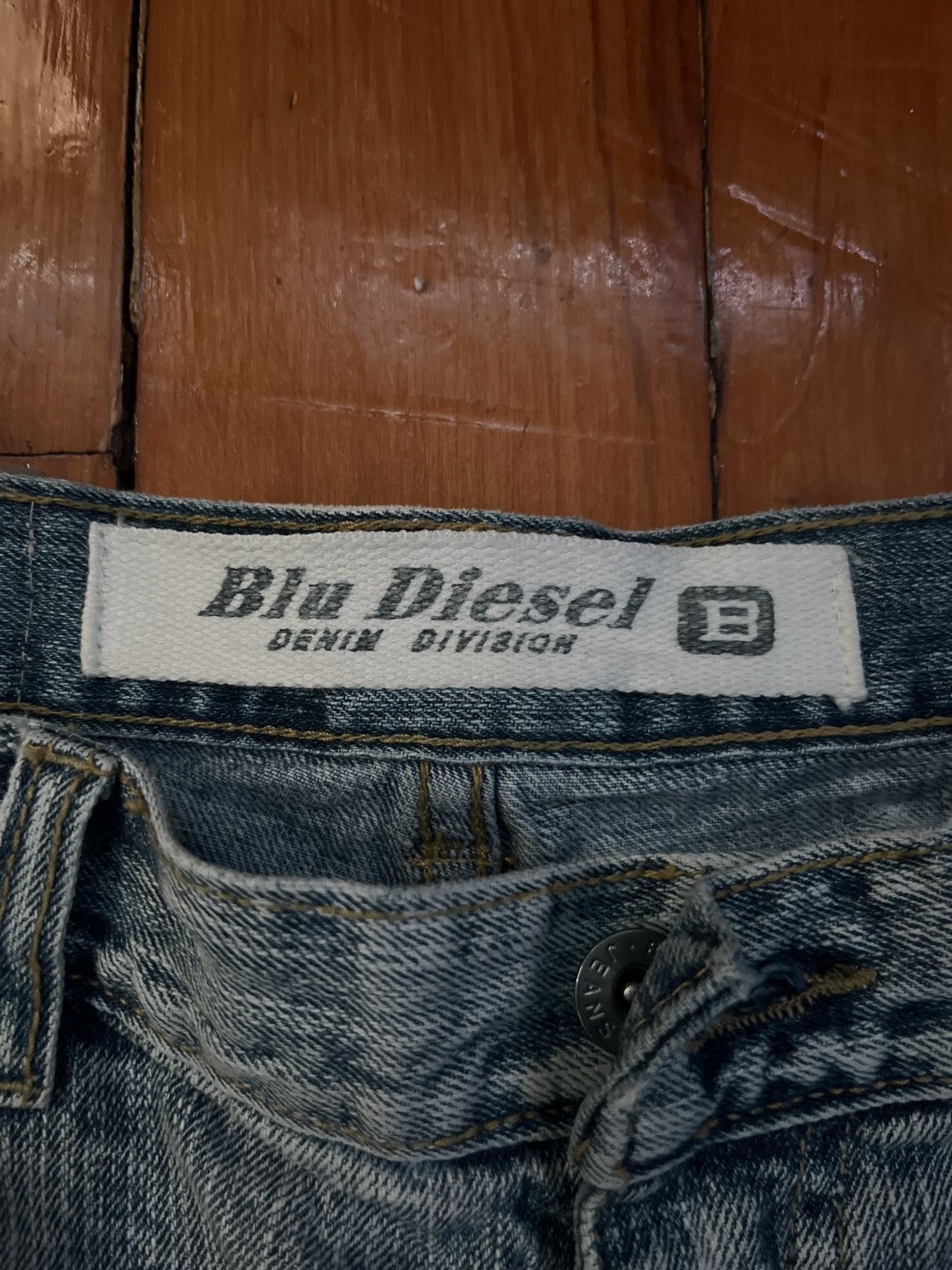 Vintage Blu Diesel Denim Hawaii Jorts Size US 36 / EU 52 - 5 Thumbnail